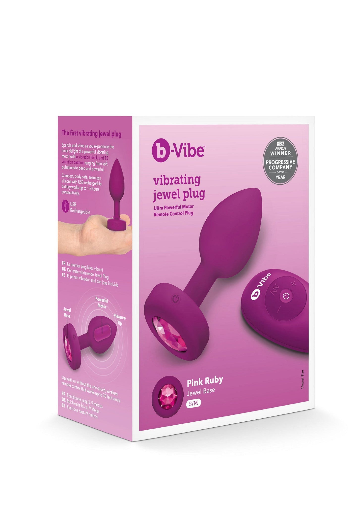 35443 b vibe vibr jewel plug sm