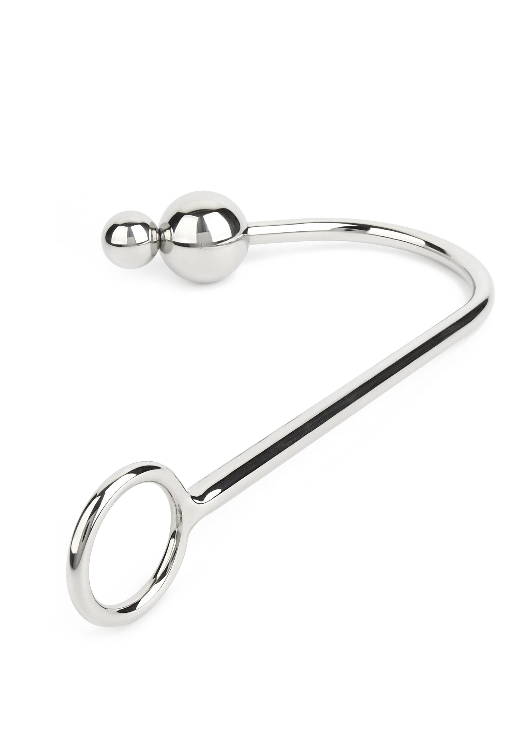 38113 mr steel anal hook double balls 2540mm