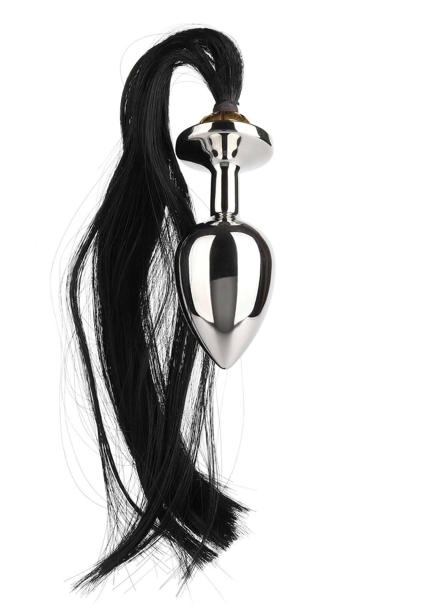 38145 mr steel black hair pony tail rosebud