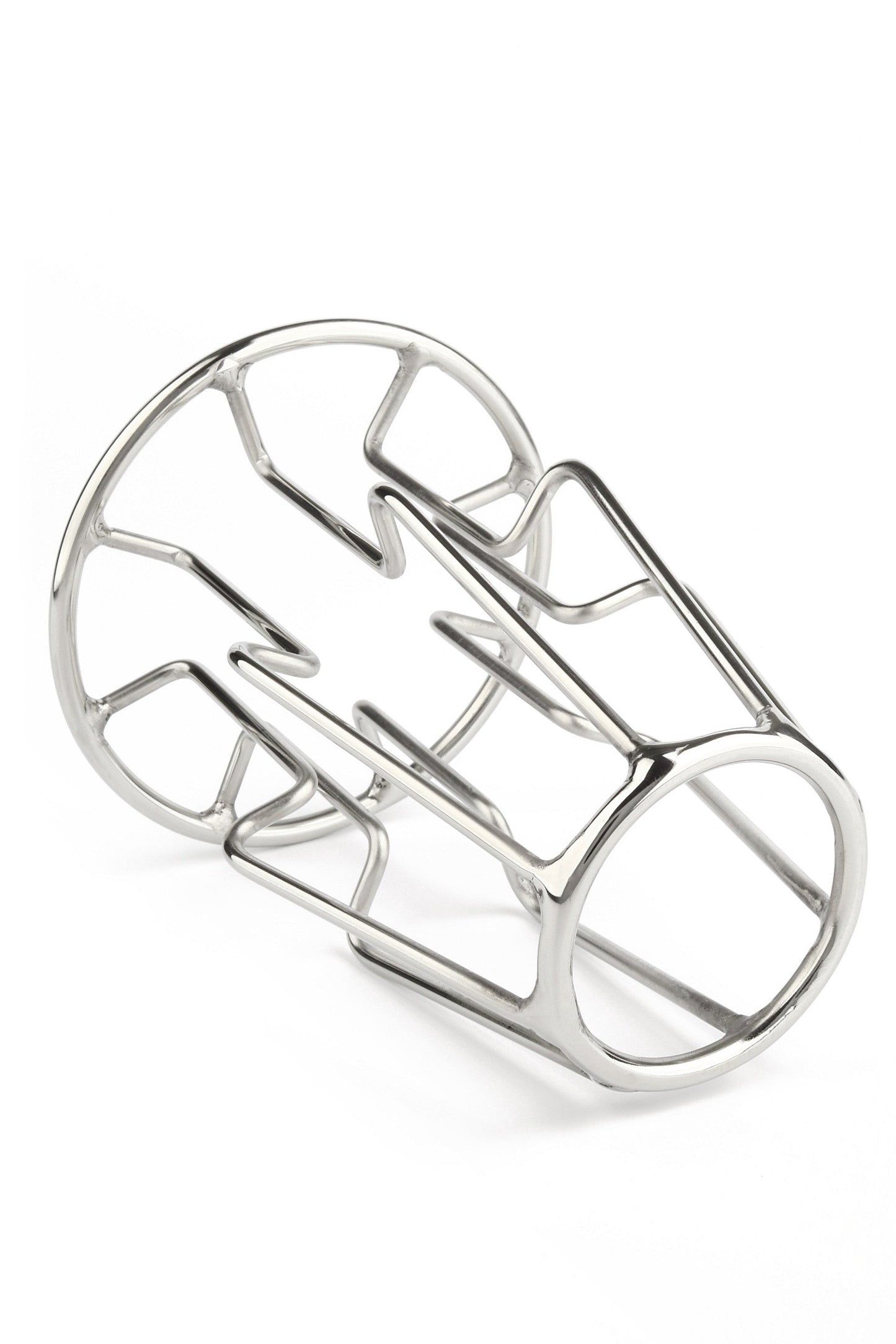 38148 mr steel trapezoid anal plug large