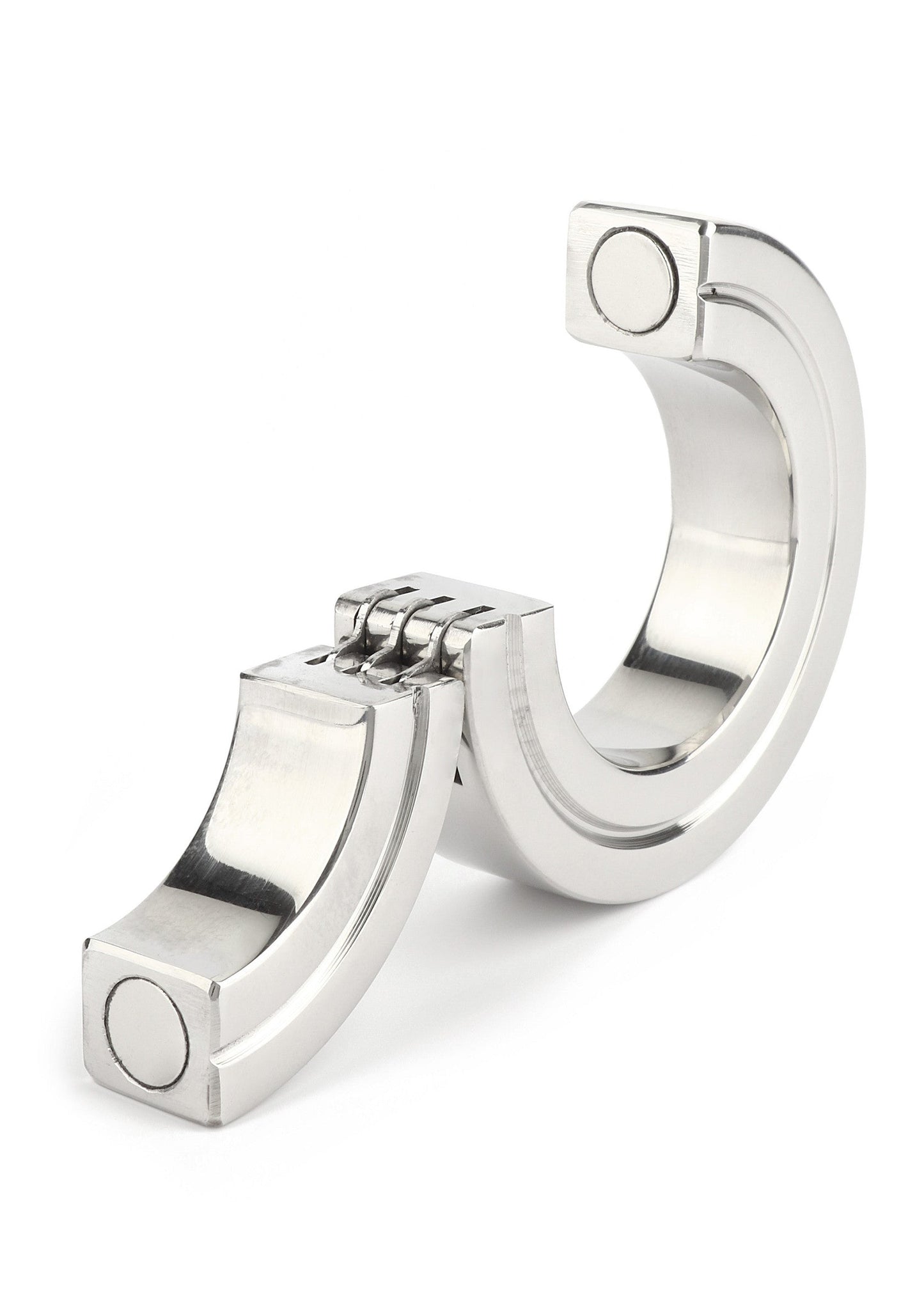 38190 mr steel hinged magnetic cockring 40mm