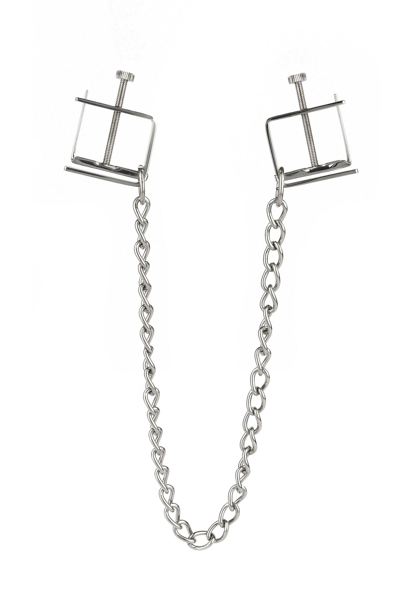 38405 mr steel press nipple clamps with chain