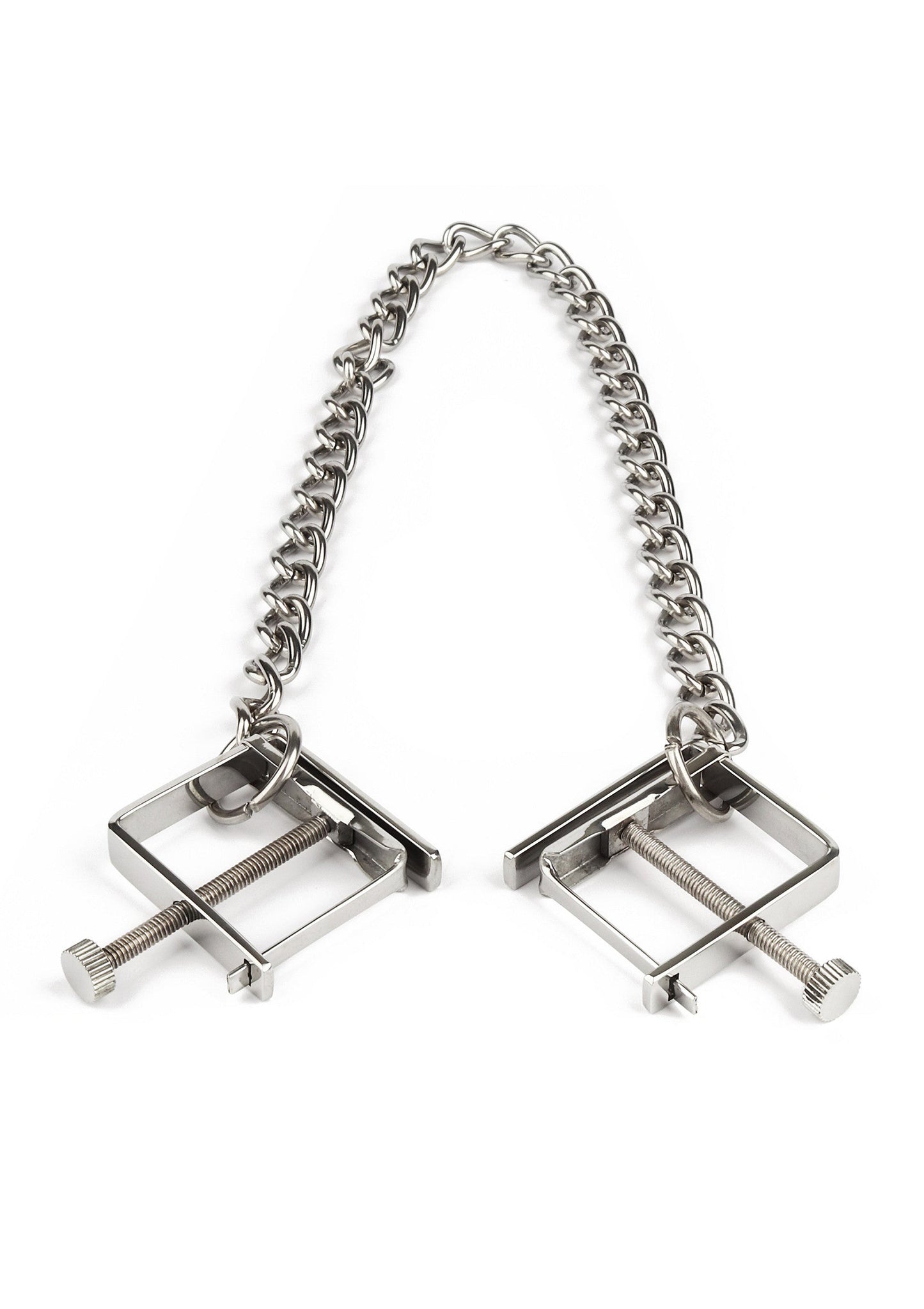 38405 mr steel press nipple clamps with chain