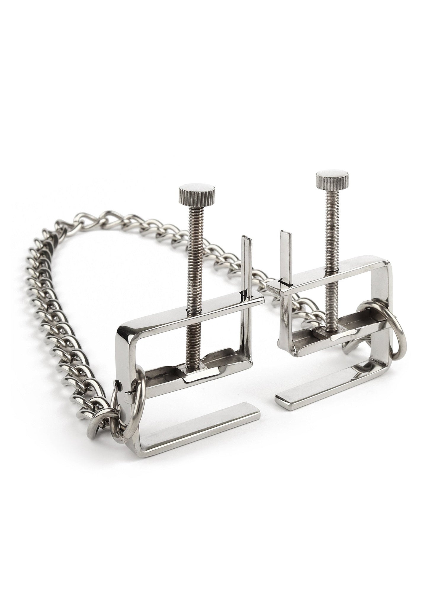 38405 mr steel press nipple clamps with chain