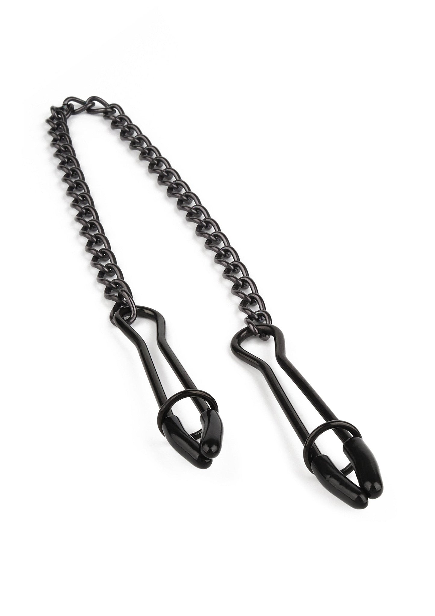 38407 mr steel tweezer nipple clamps black