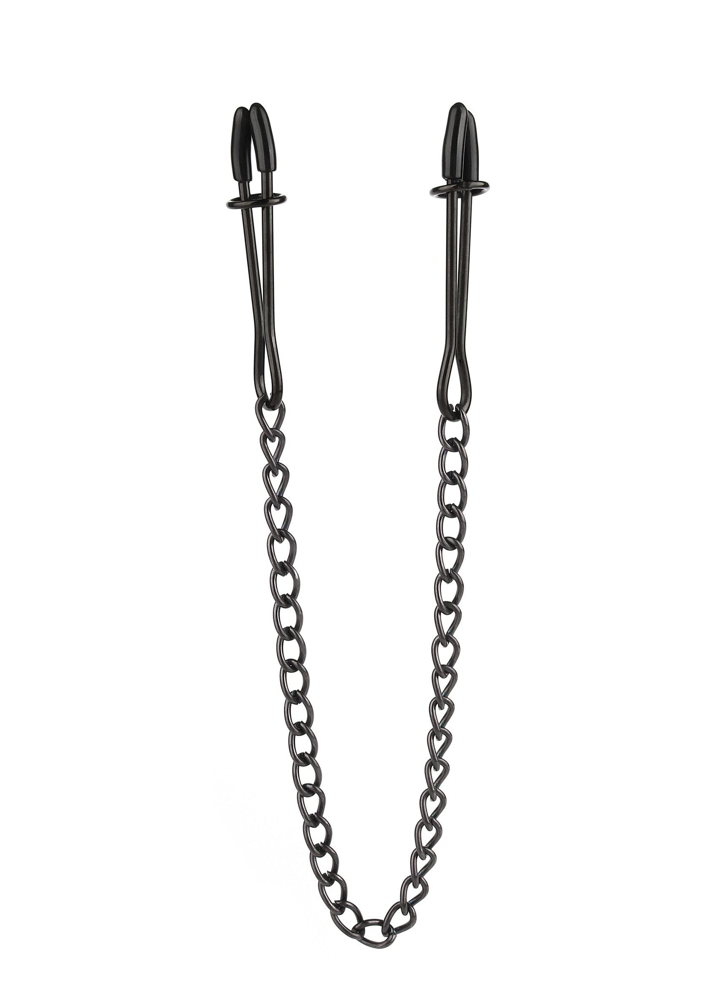 38407 mr steel tweezer nipple clamps black