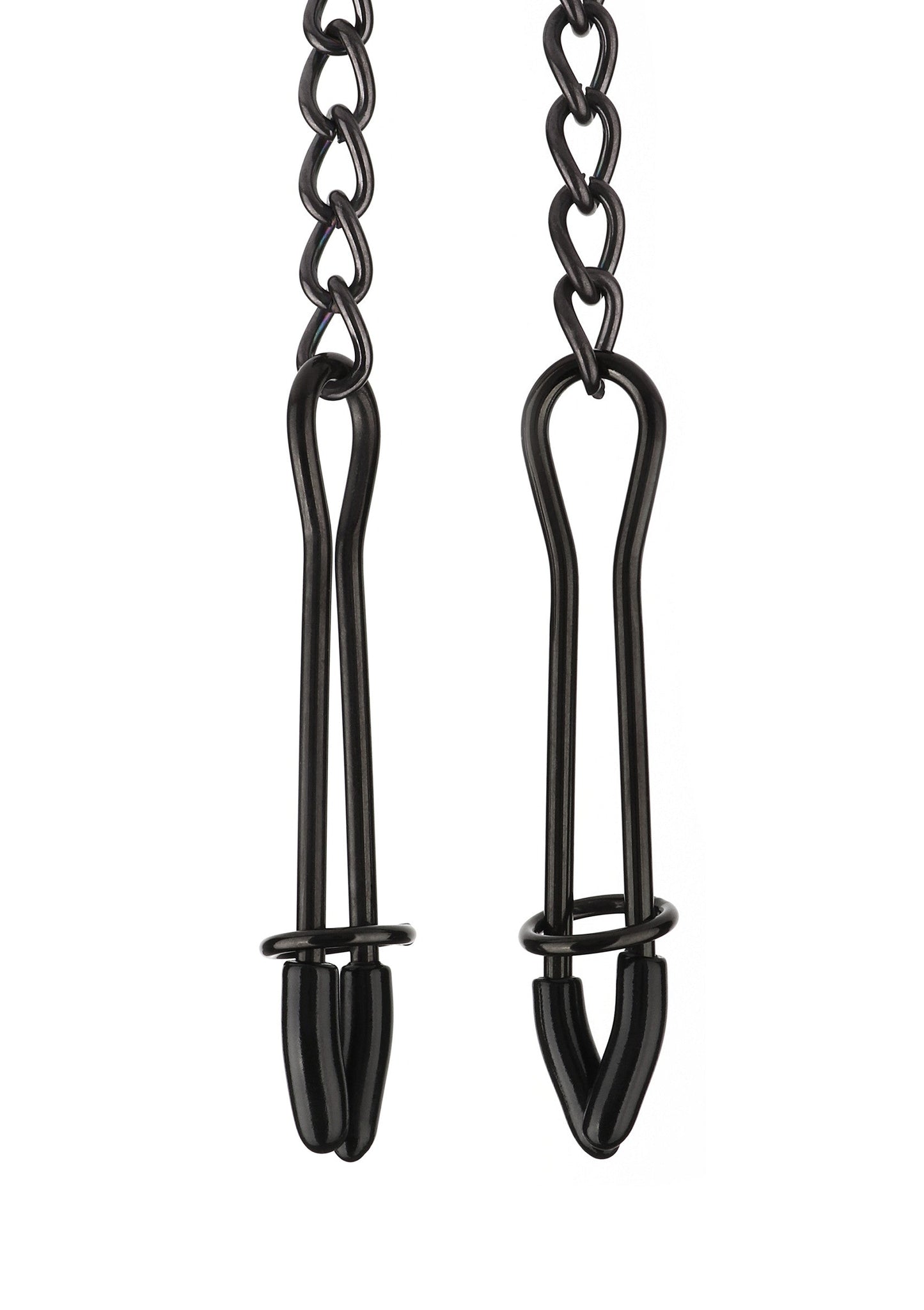 38407 mr steel tweezer nipple clamps black