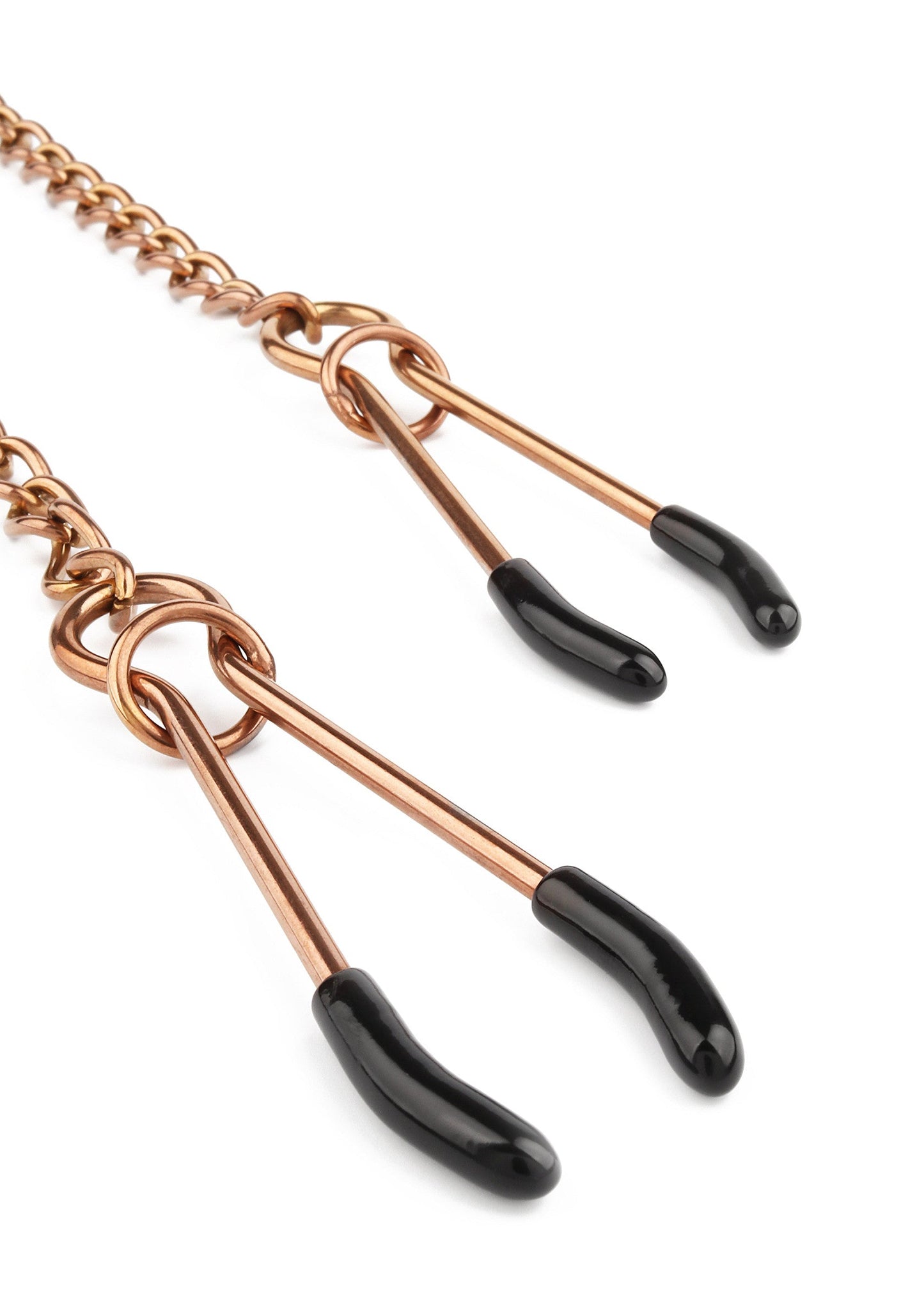 38408 mr steel tweezer nipple clamps gold