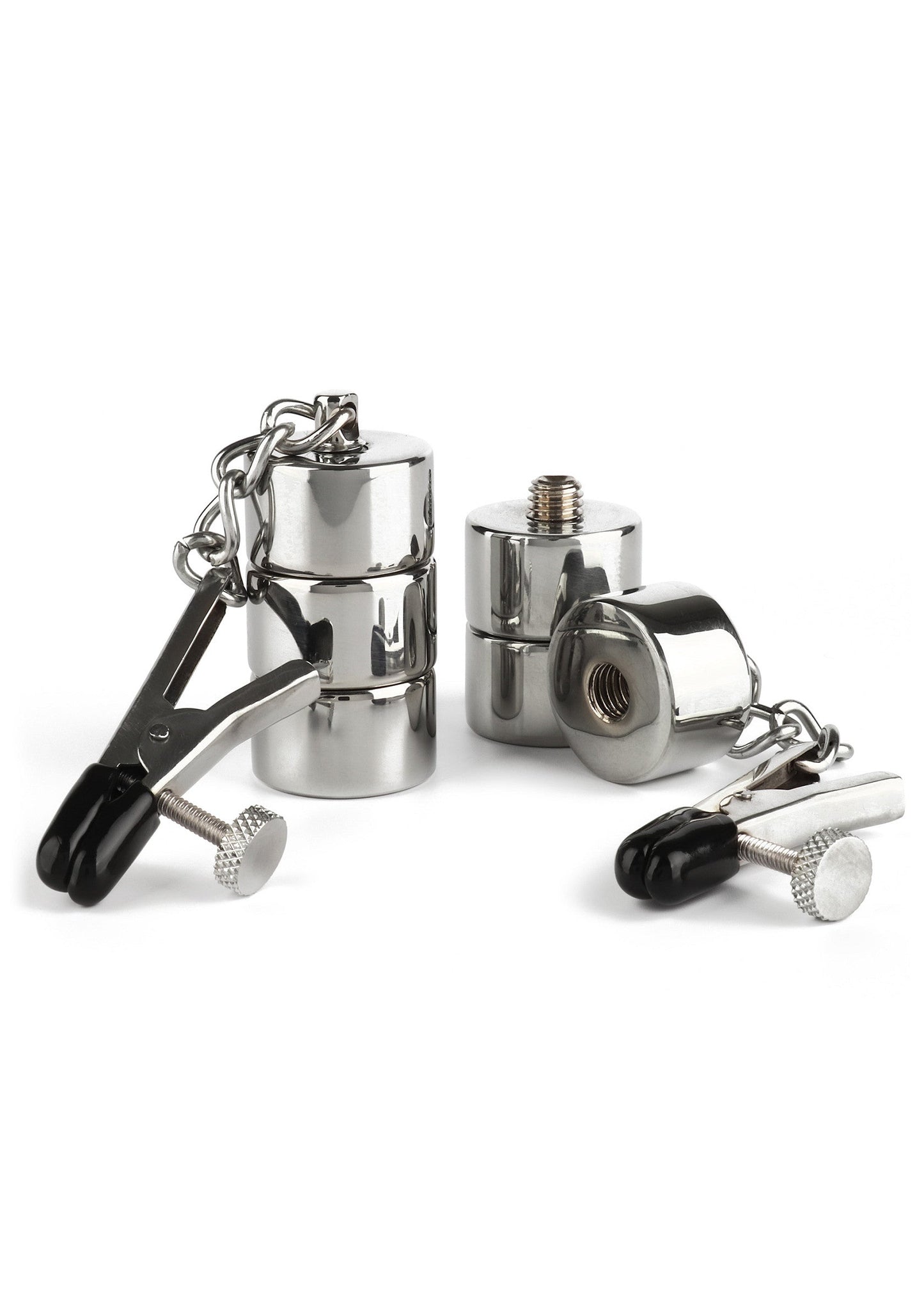 38417 mr steel aligator nipple clamps weights