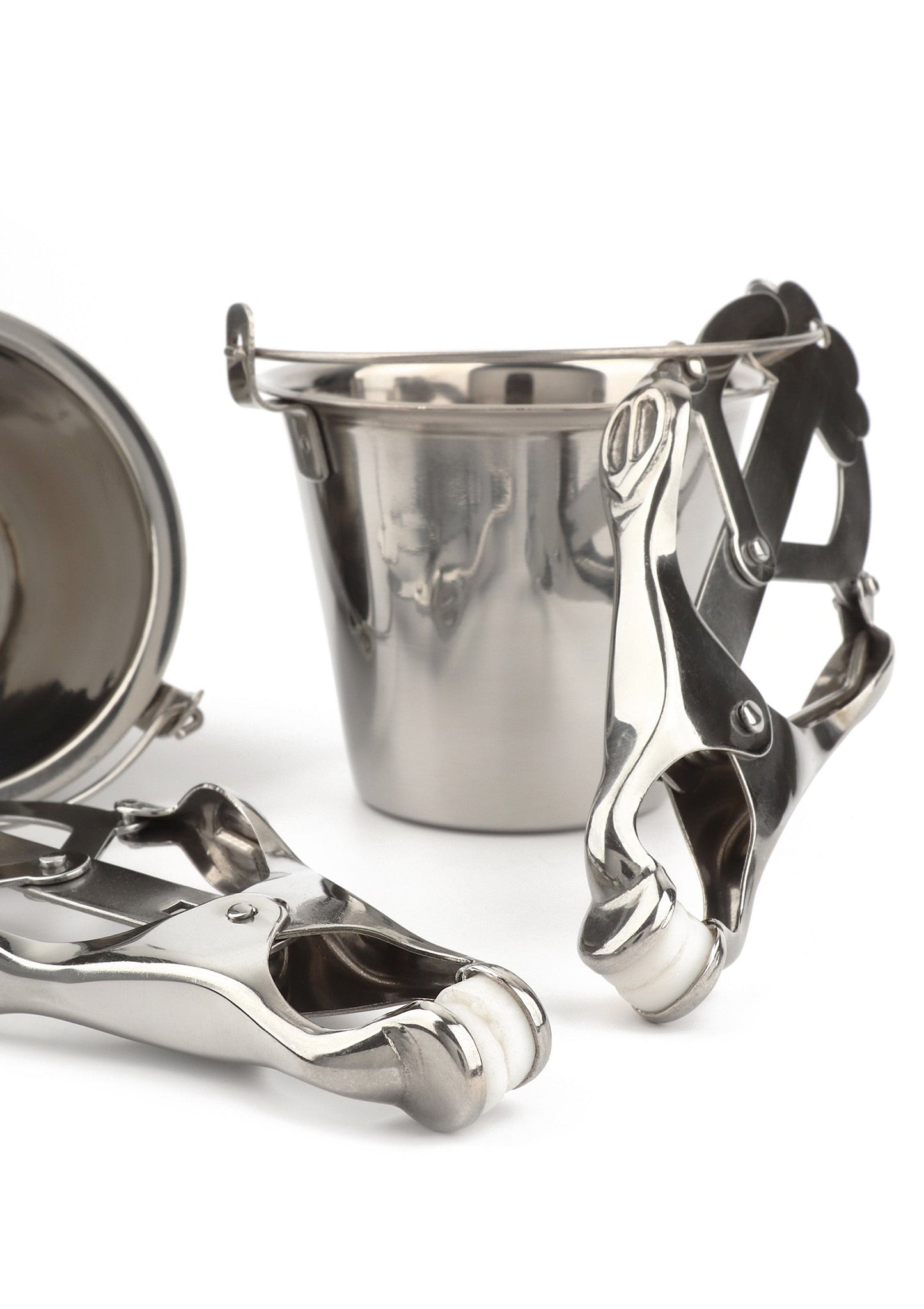 38420 mr steel nipple clamps with buckets