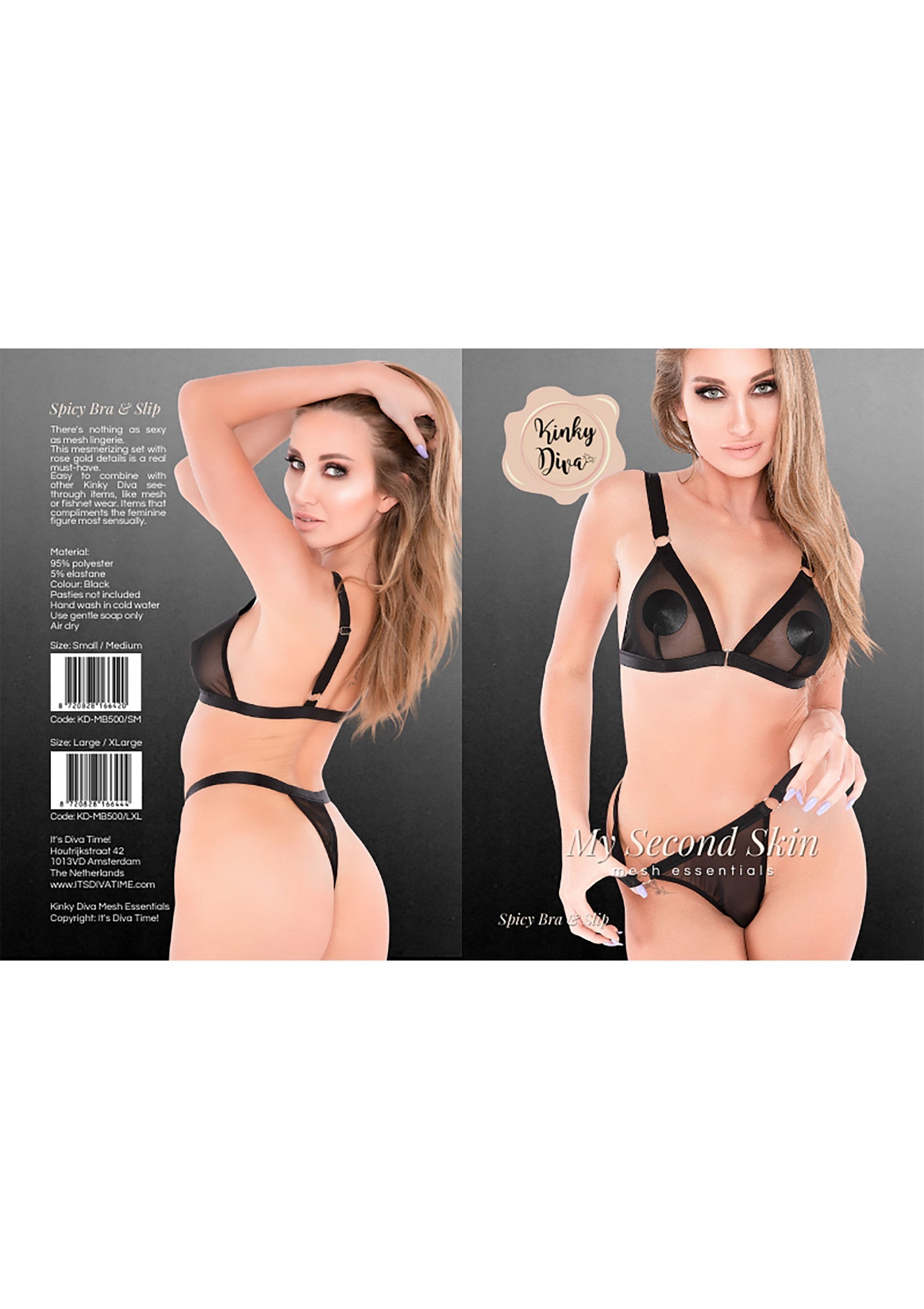 70810 kinky diva spicy bra plus slip