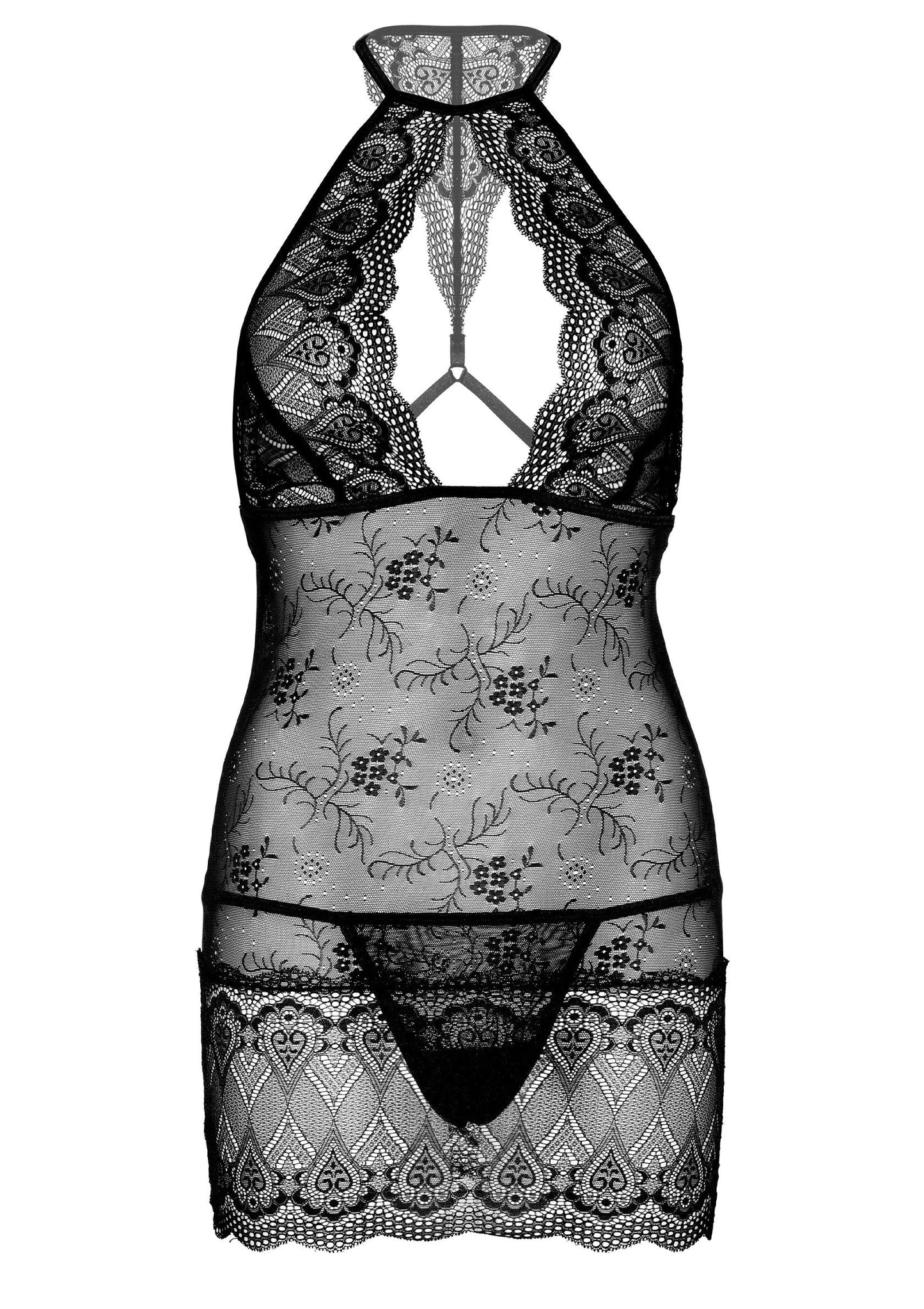 75101 daring intimates 2pc chemise and string