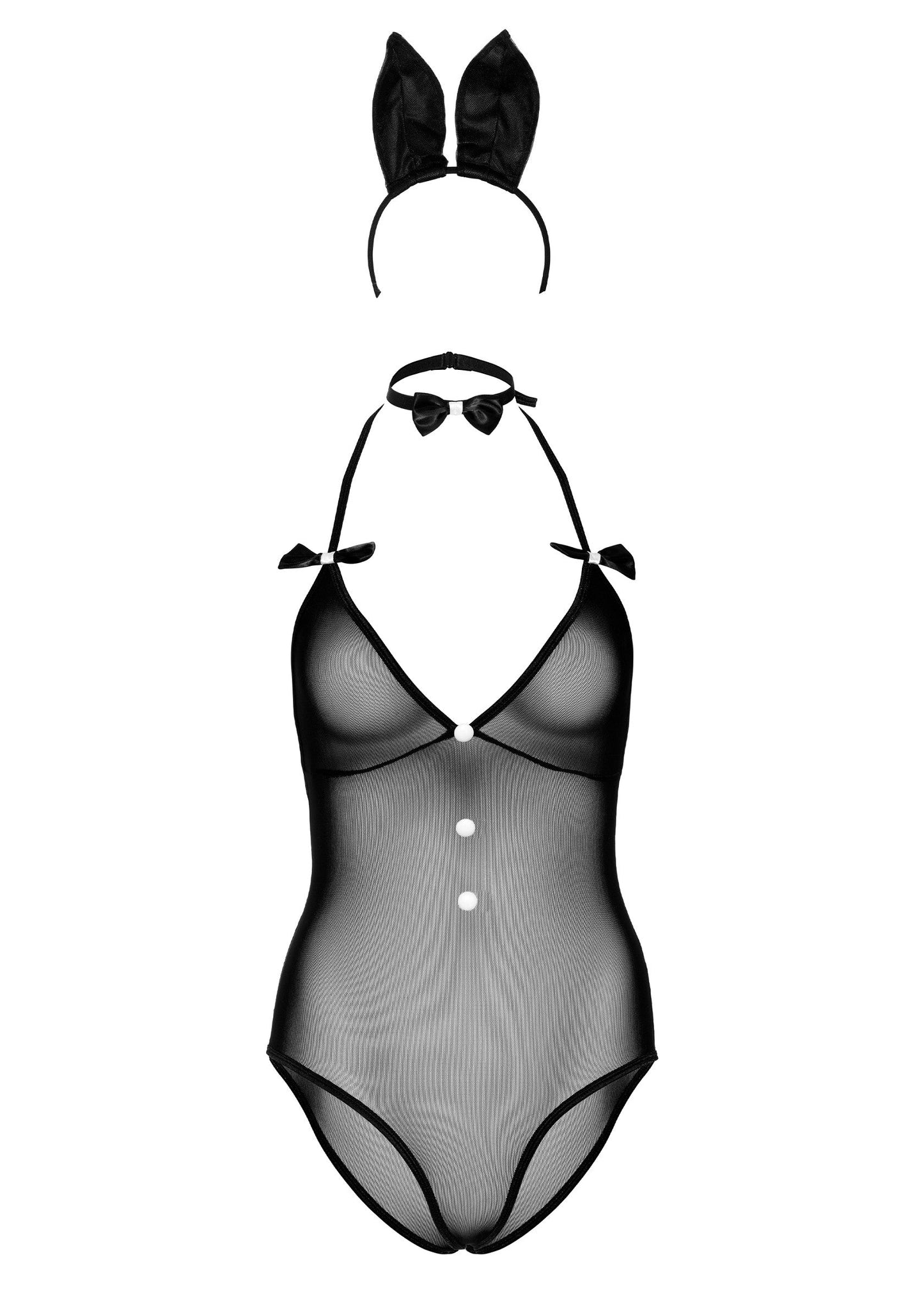 75202 daring intimates tuxedo bunny roleplay set
