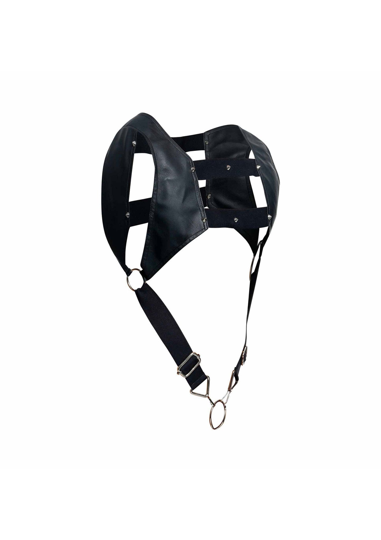 81295 mob eroticwear dngeon top cockring harness