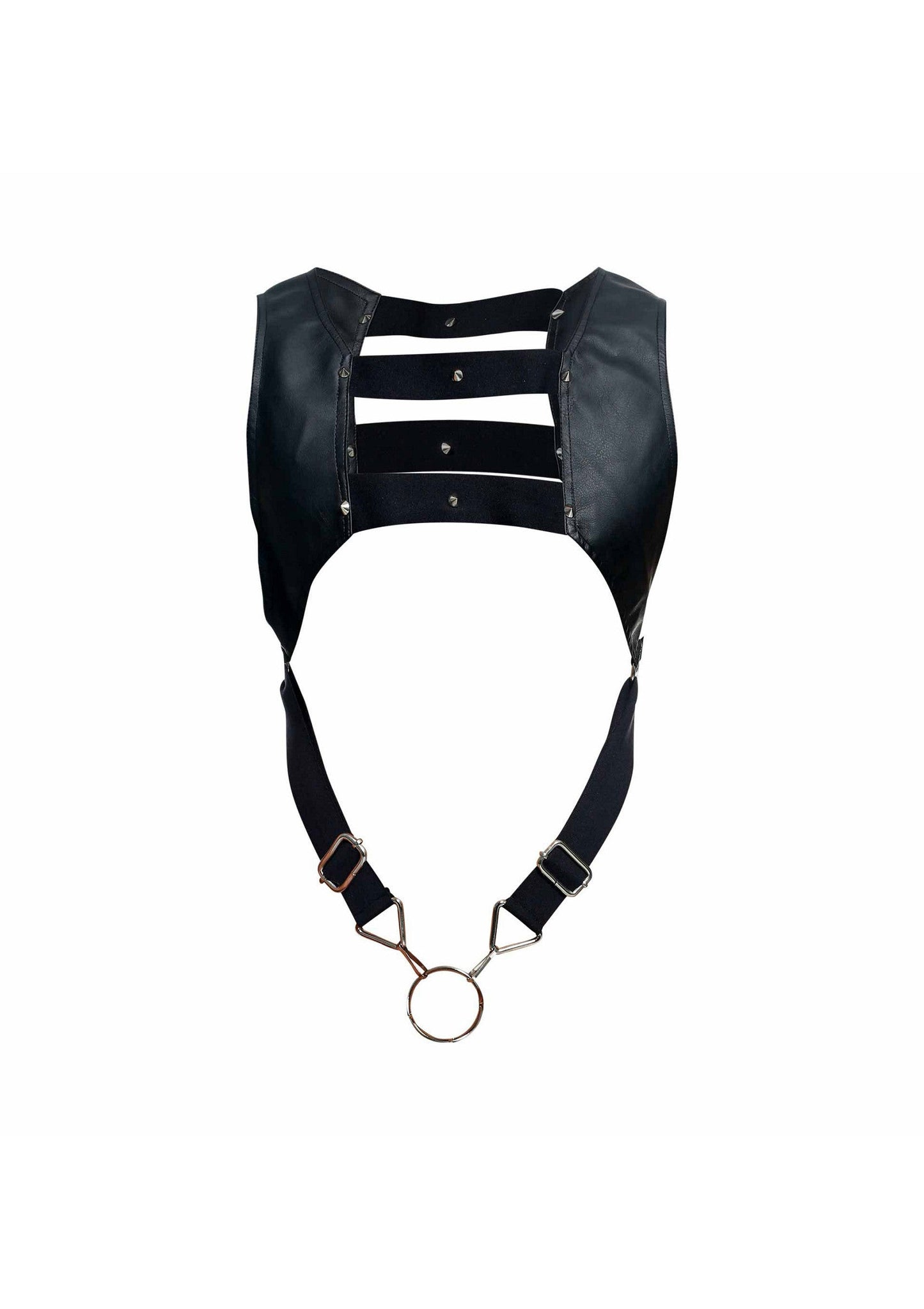 81295 mob eroticwear dngeon top cockring harness