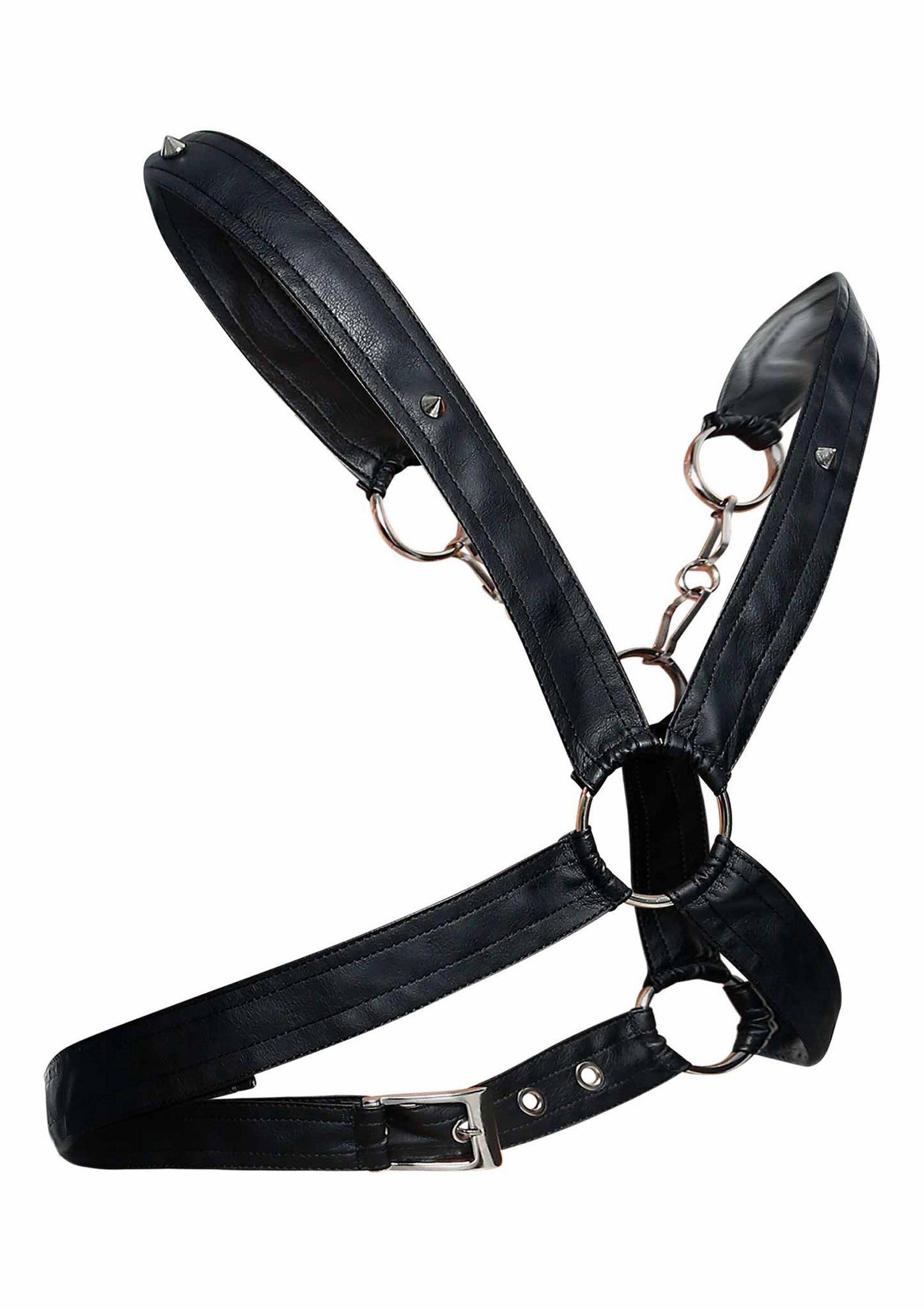 81298 mob eroticwear dngeon cross chain harness