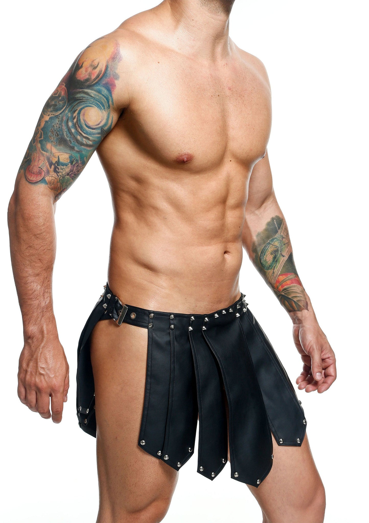 81299 mob eroticwear dngeon roman skirt
