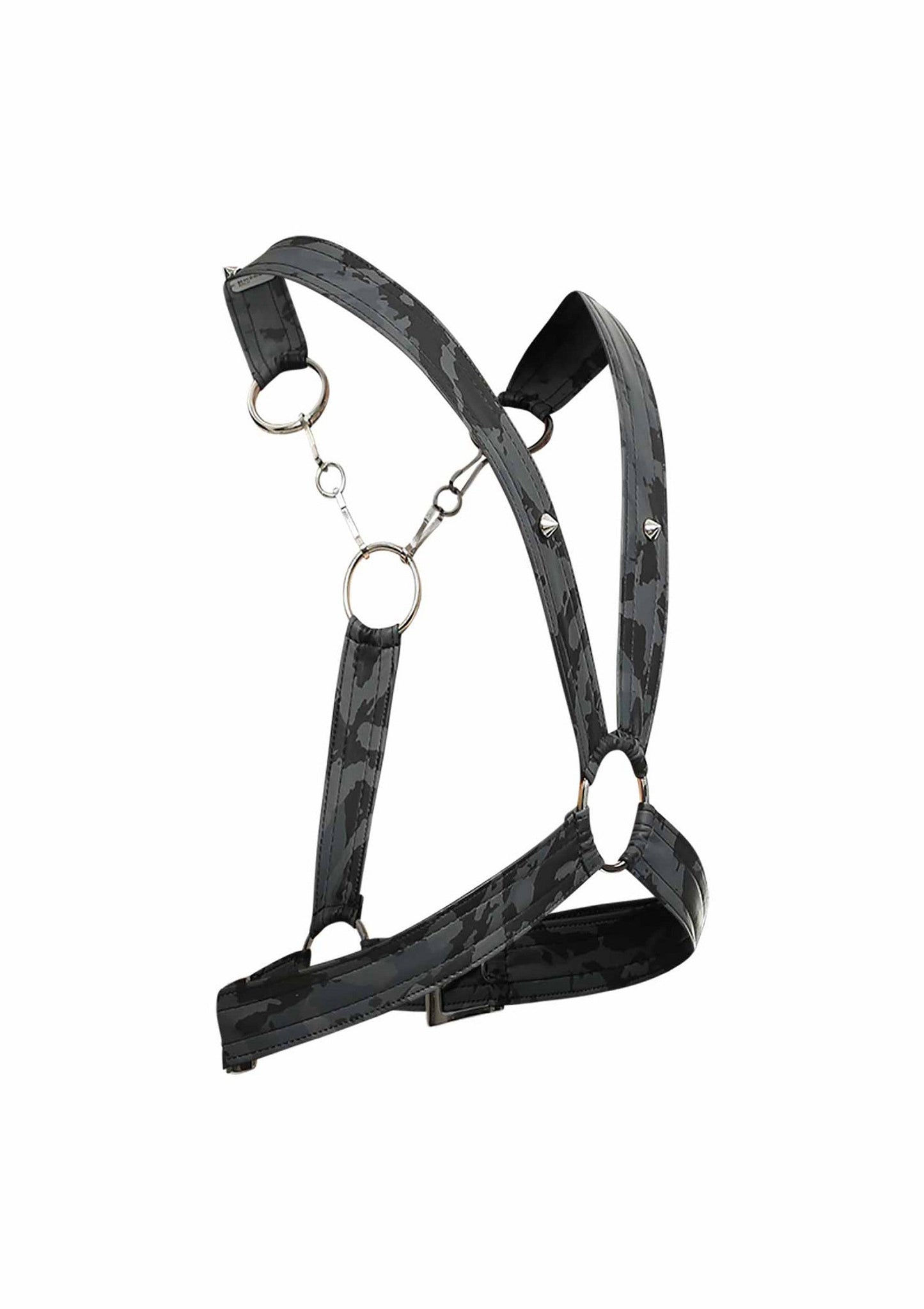 81308 mob eroticwear dngeon cross chain harness