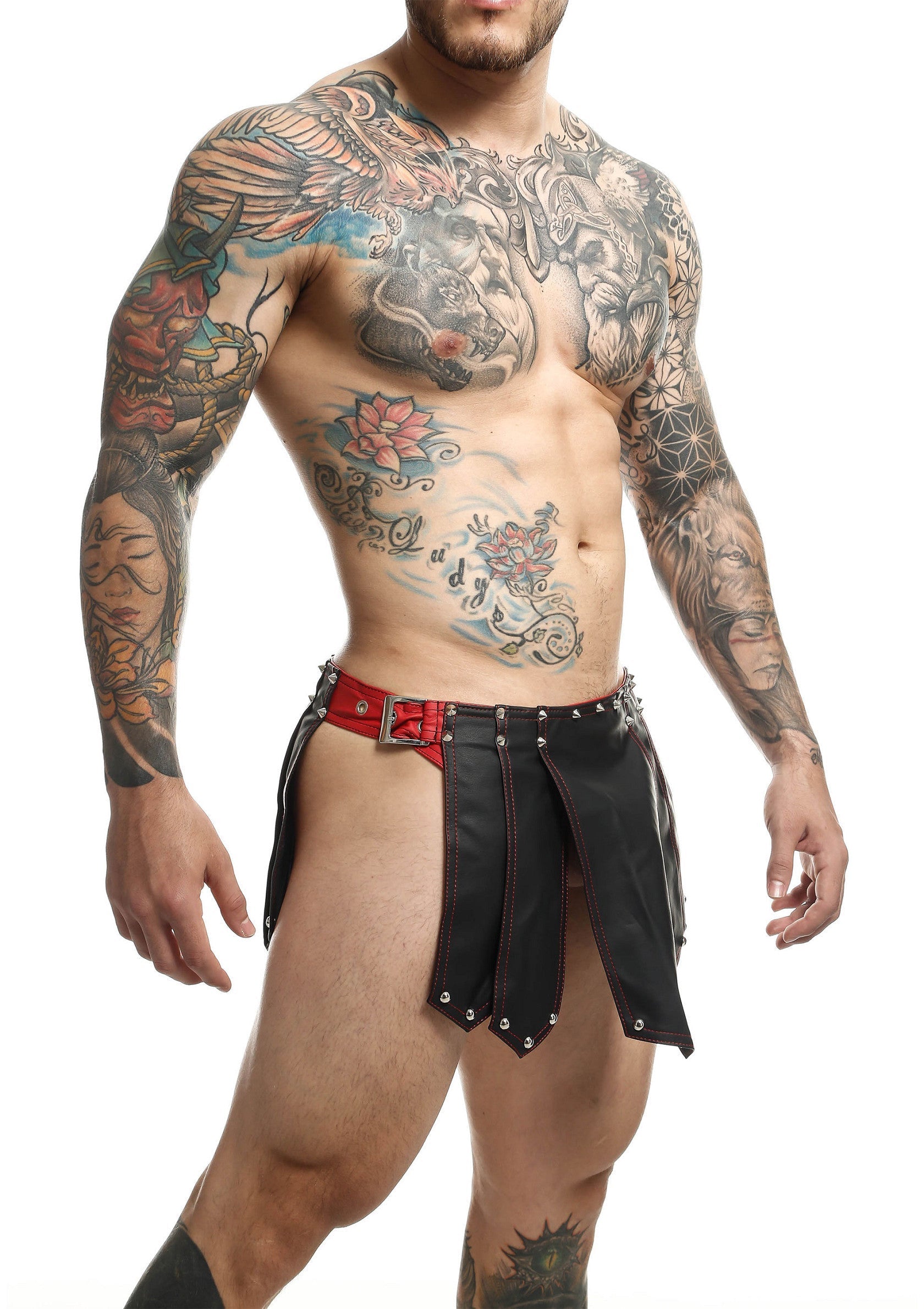 81309 mob eroticwear dngeon roman skirt