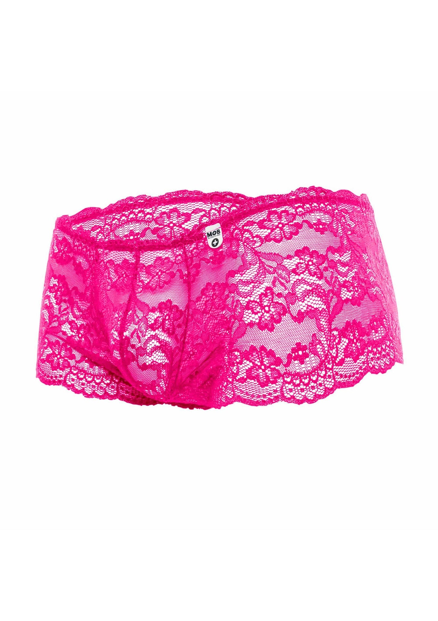 81329 mob eroticwear rose lace boy short