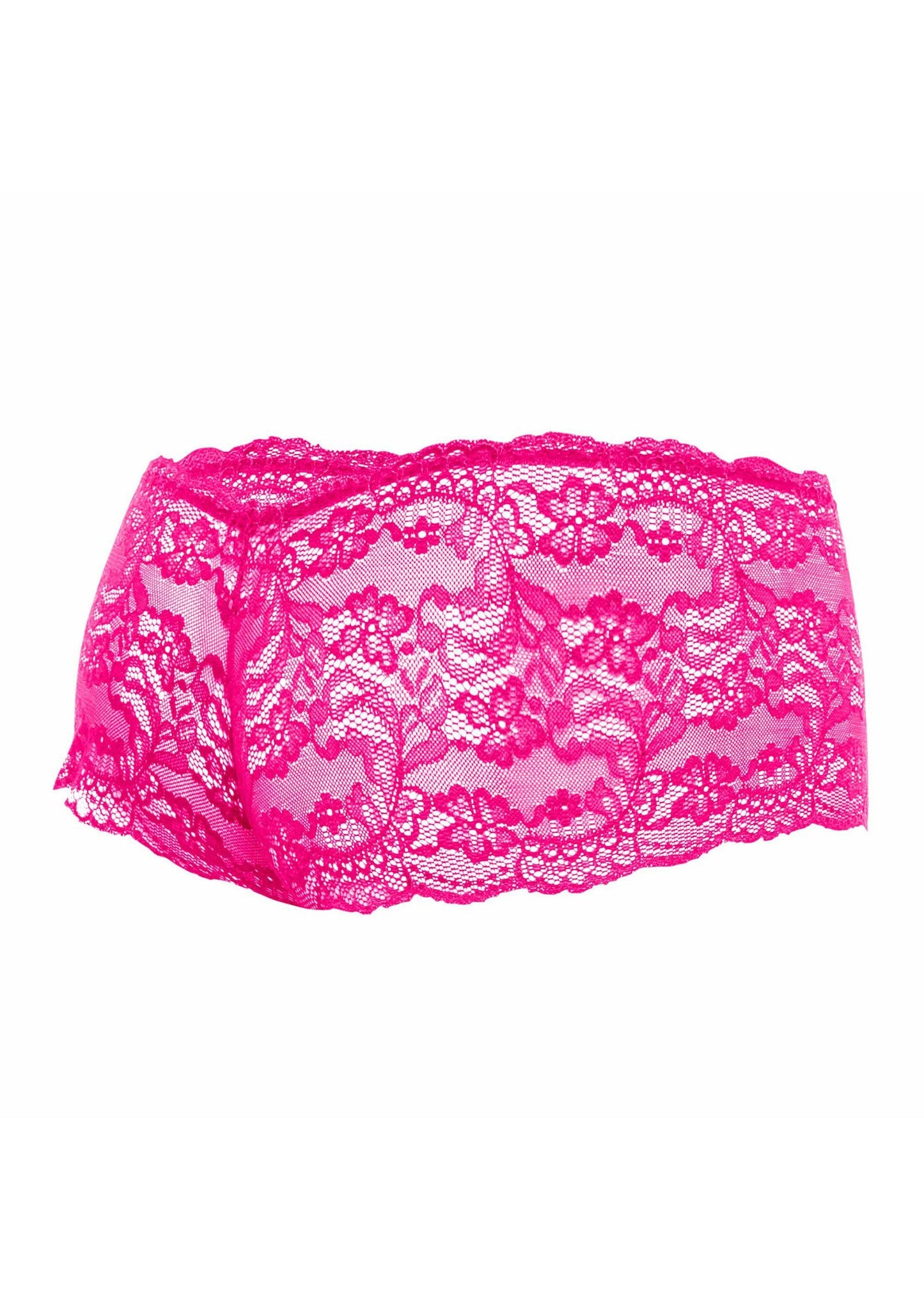 81329 mob eroticwear rose lace boy short