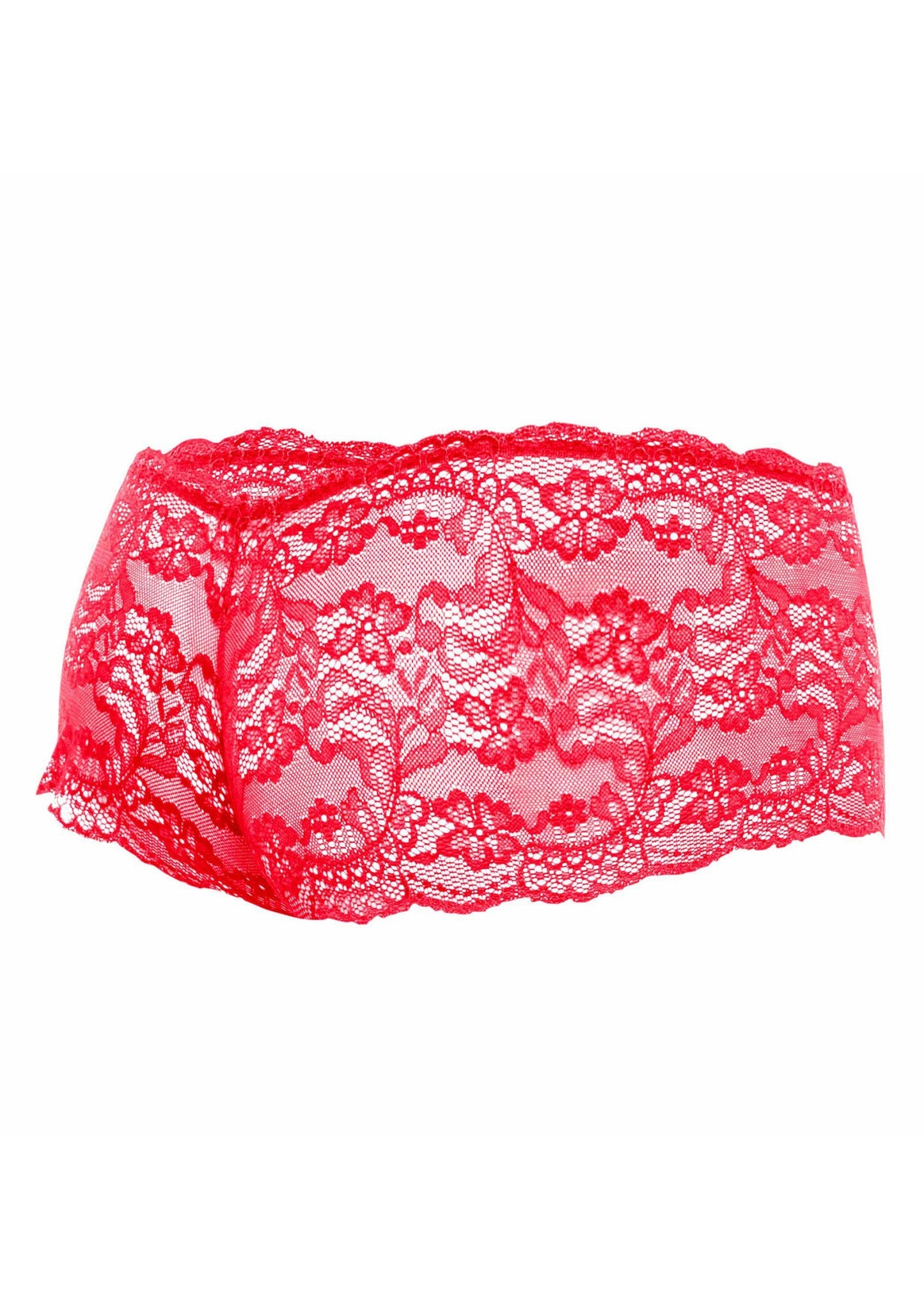 81329 mob eroticwear rose lace boy short