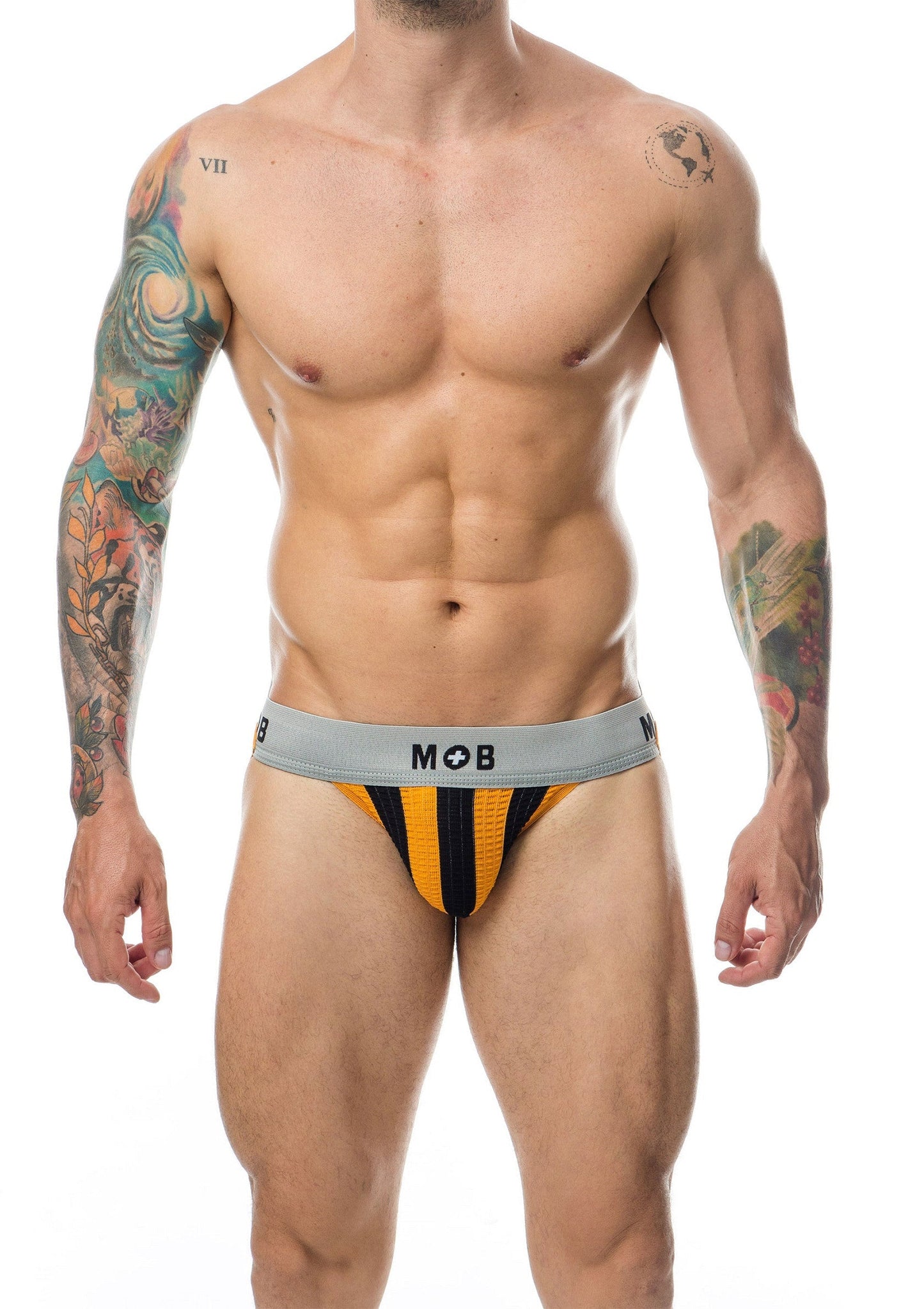 81337 mob eroticwear mob stripe classic jock