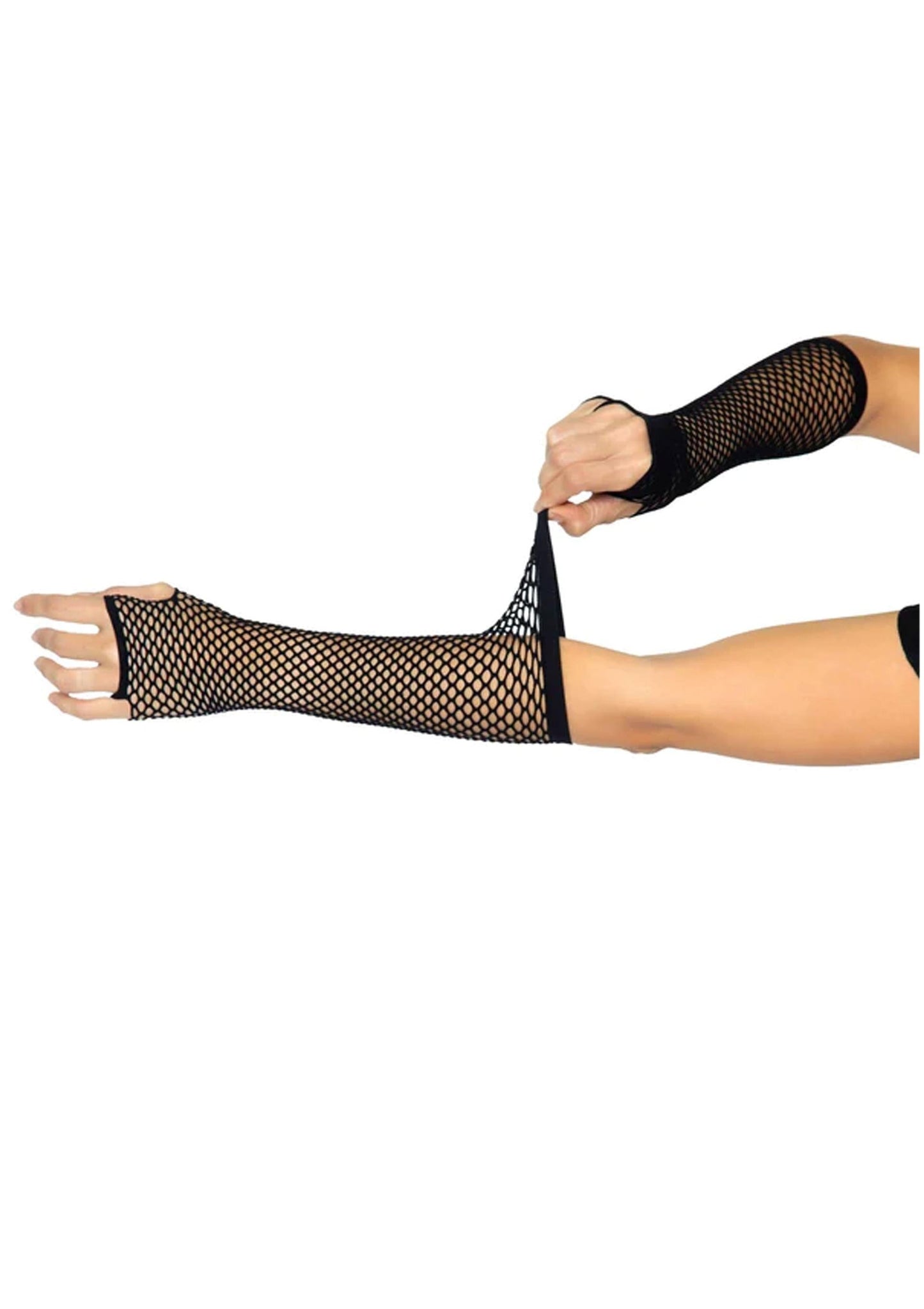 Triangle Net Fingerless Gloves