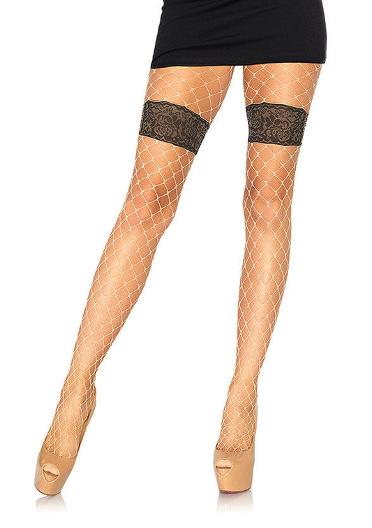 84978 leg avenue diamond net pantyhose with floral