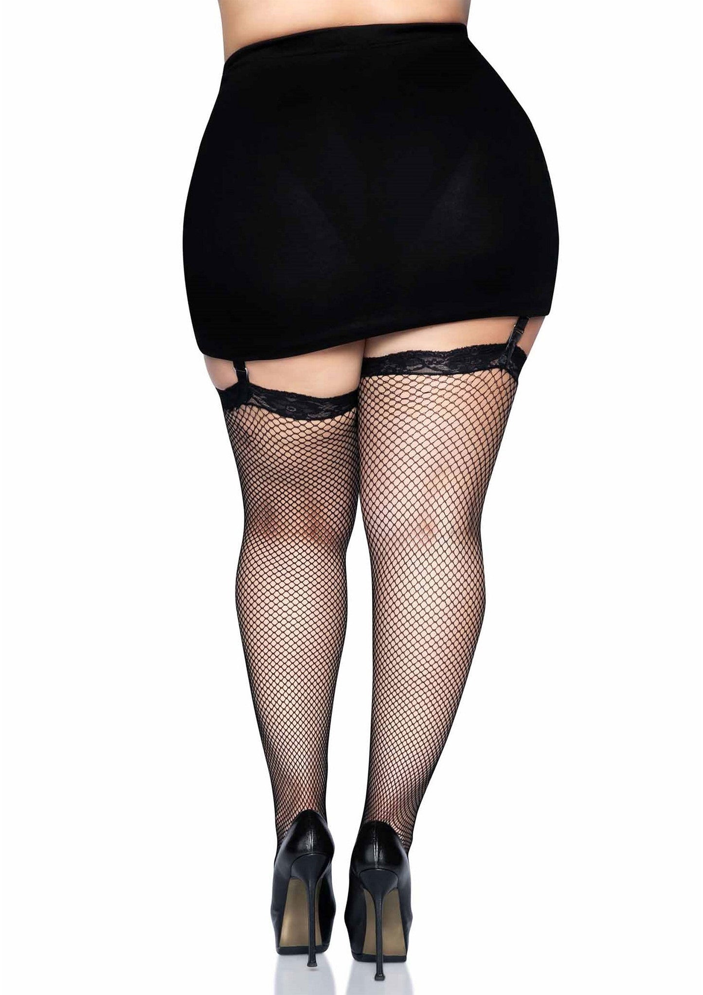 85094 leg avenue plus fishnet stockings
