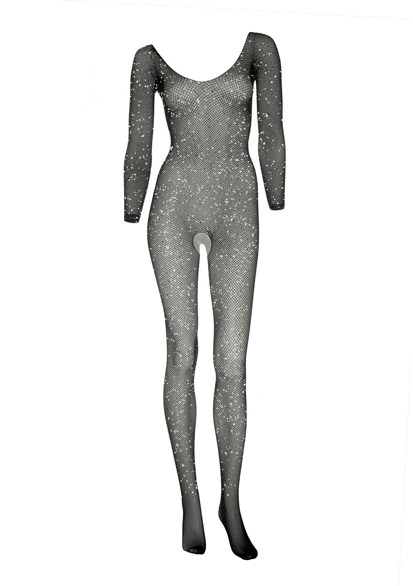 85242 leg avenue very sexy lingerie seamless fishnet bodystocking