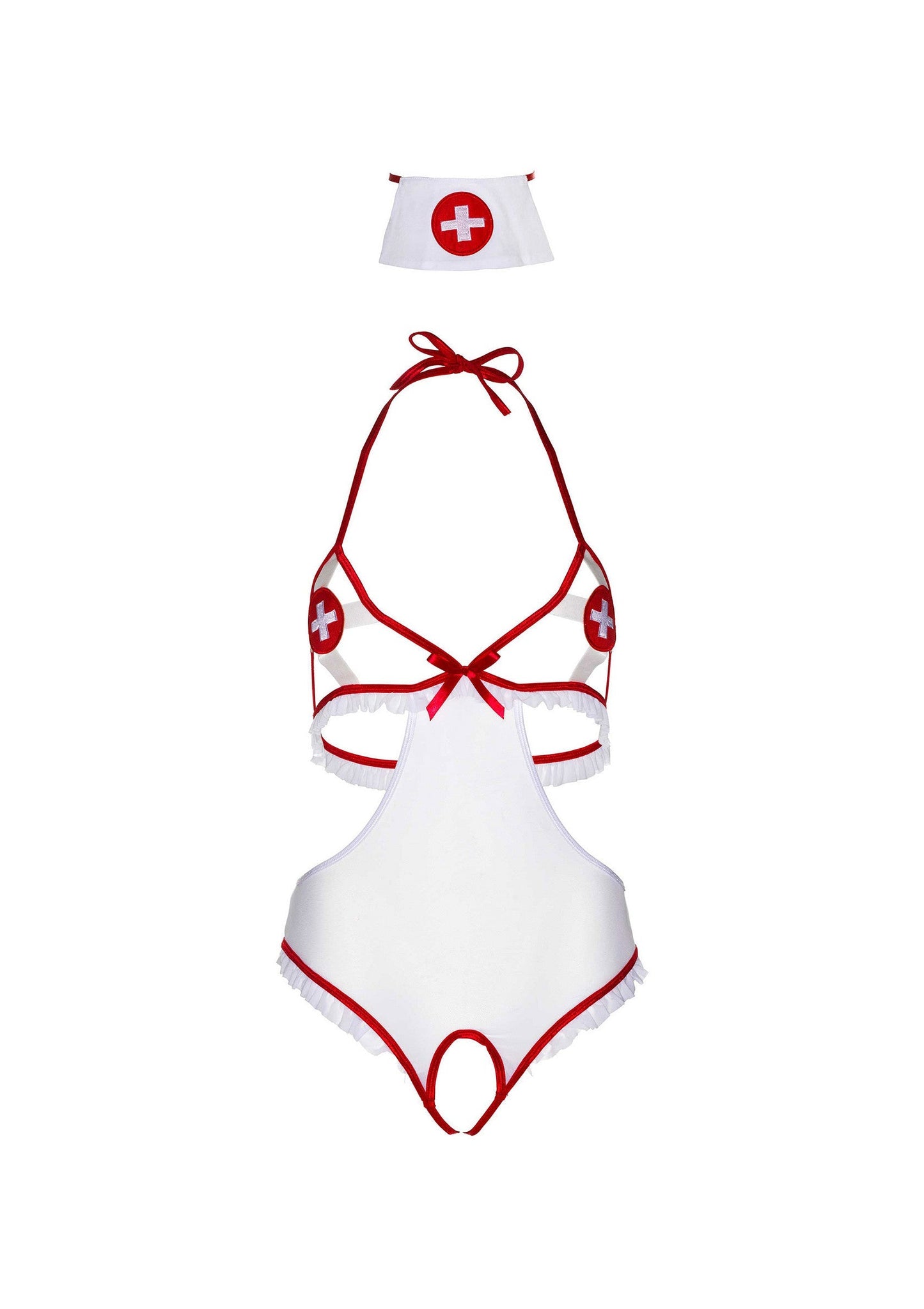 85277 leg avenue very sexy lingerie roleplay naughty nurse teddy