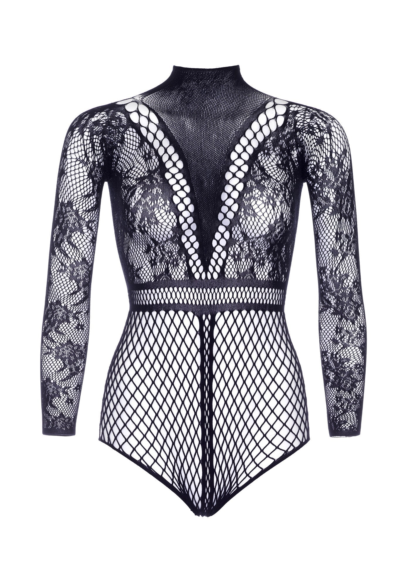 86521 leg avenue very sexy lingerie fishnet bodysuit with snapcrotch