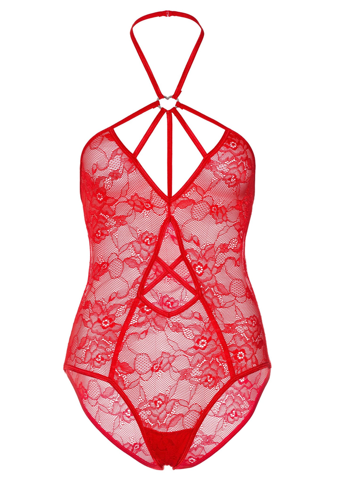 86576 leg avenue teddy with heart and keyhole accent