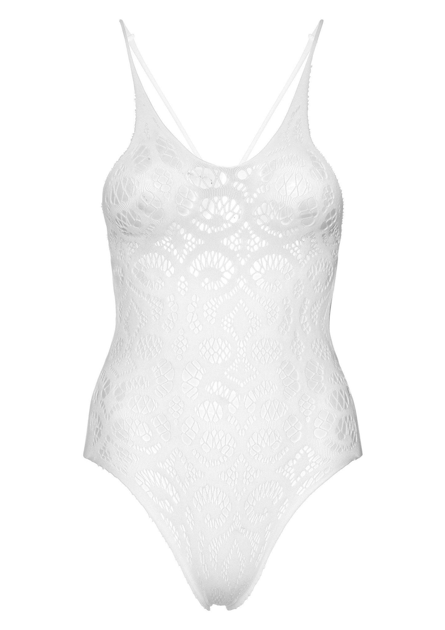86607 leg avenue very sexy lingerie seamless lace teddy with strappy back
