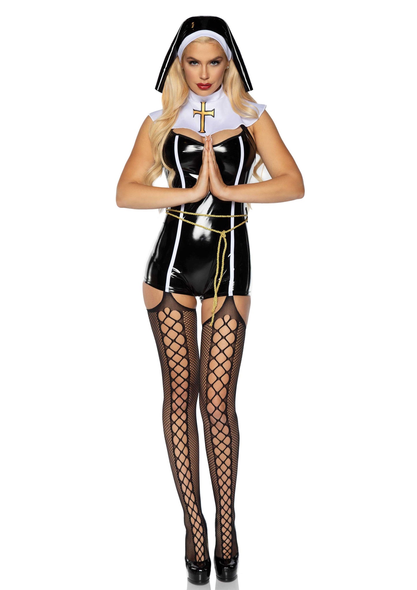 Vinyl Sinful Sister Romper