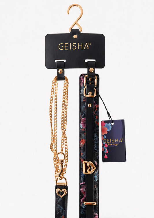 Floral Jacquard Collar & Leash