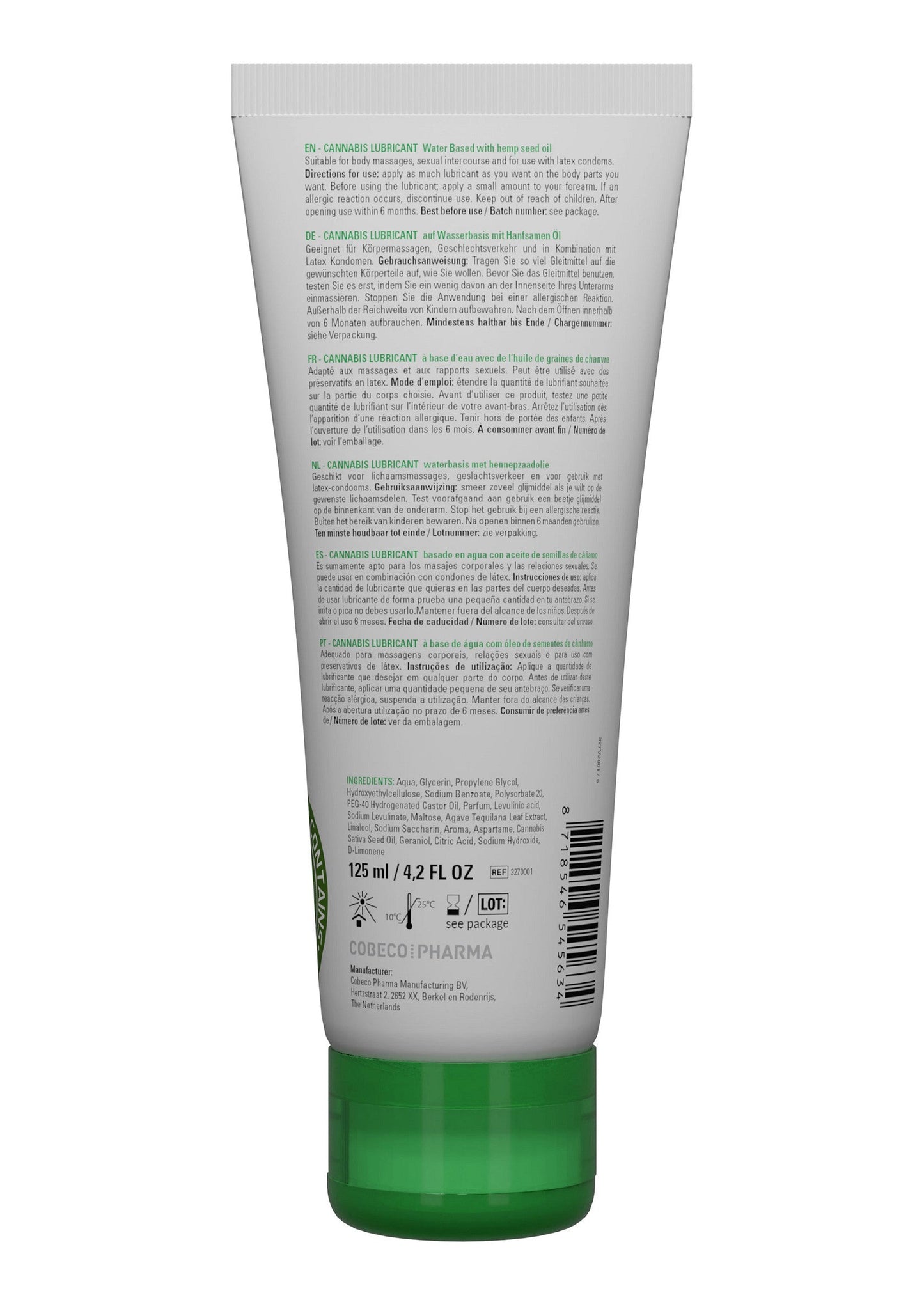 92510 cobeco cannabis lubricant 125ml