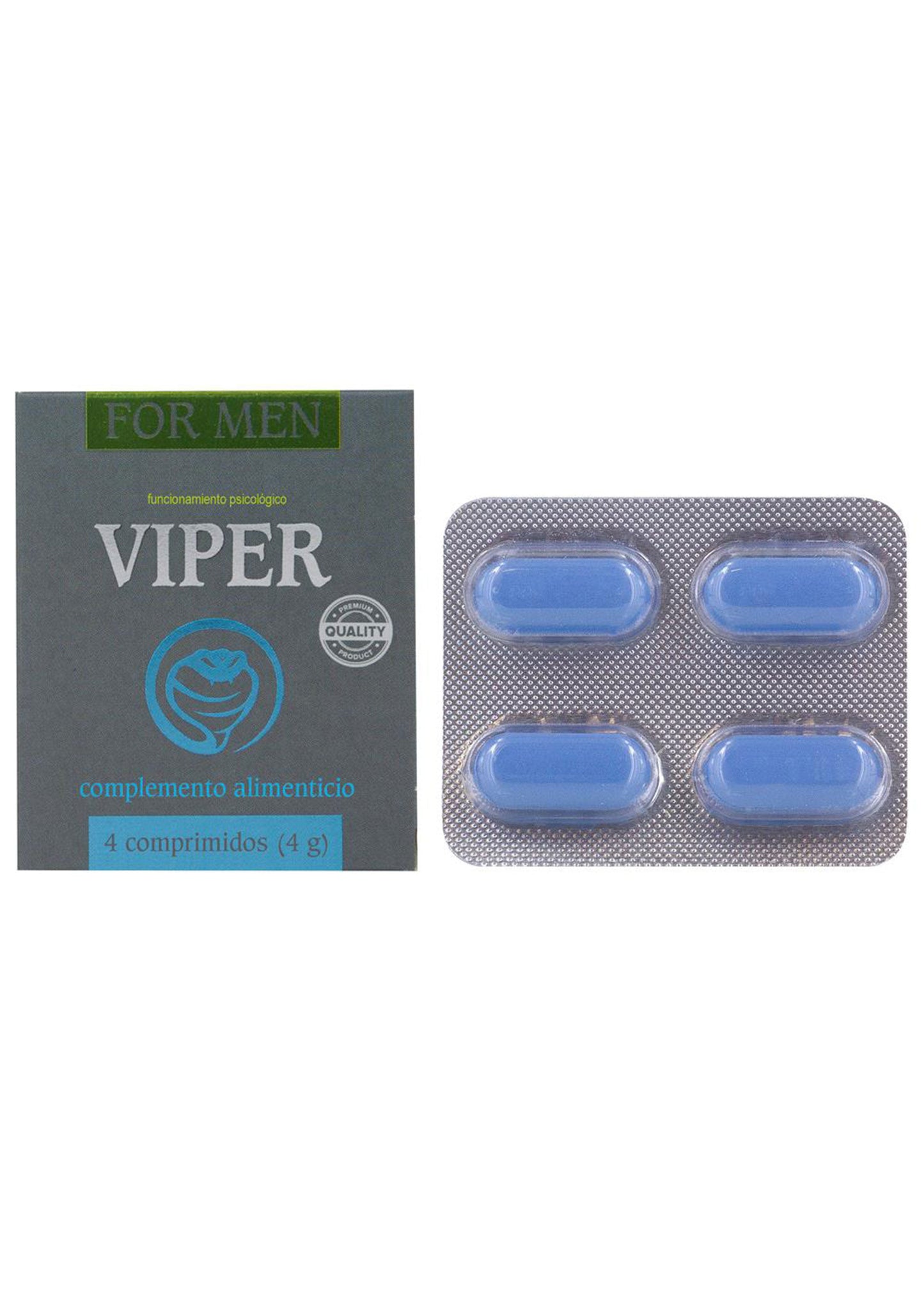 Viper For Men Pills 4 Pcs ES-PT