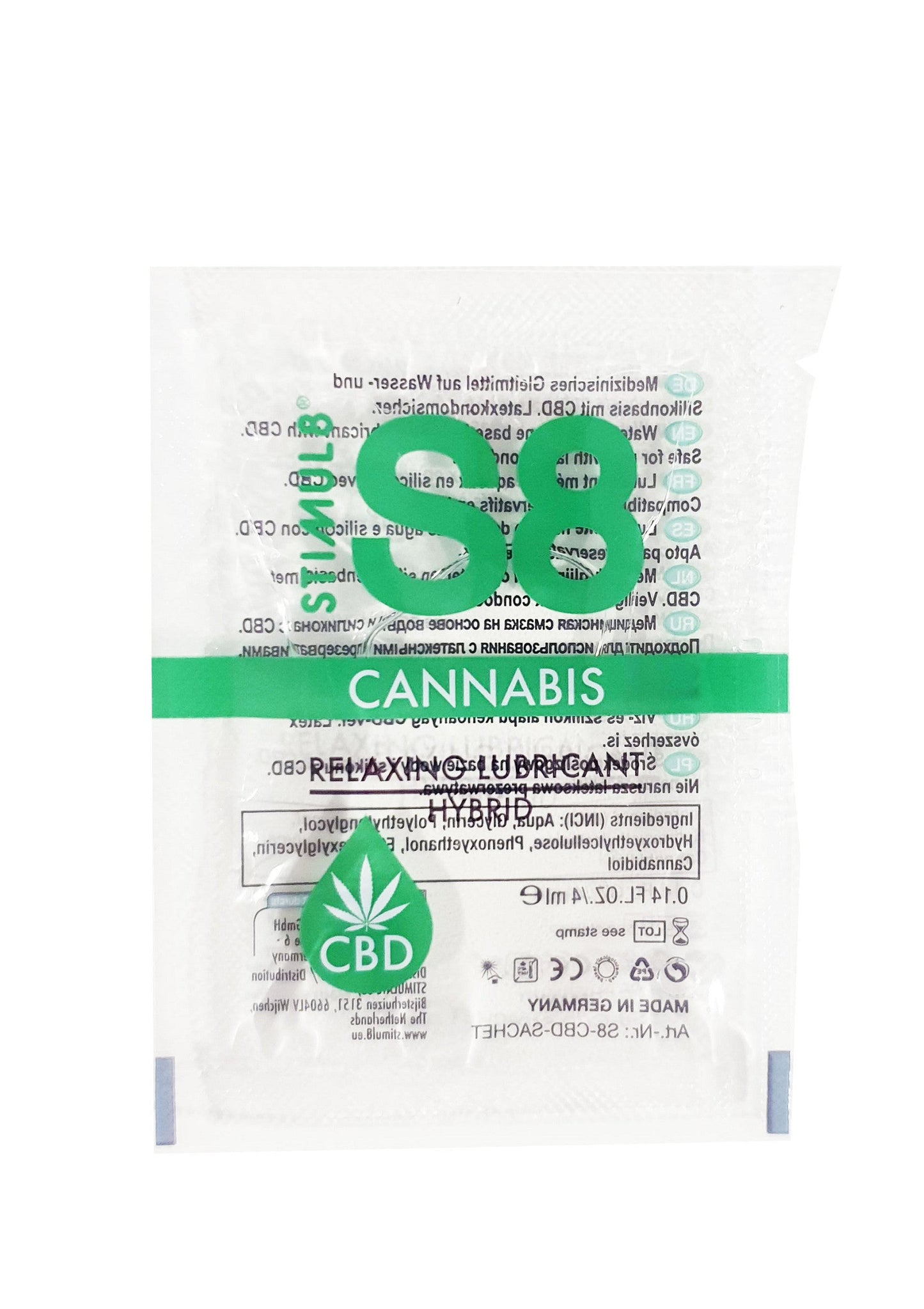 p97421 stimul8 s8 hybrid cannabis sachet 4ml