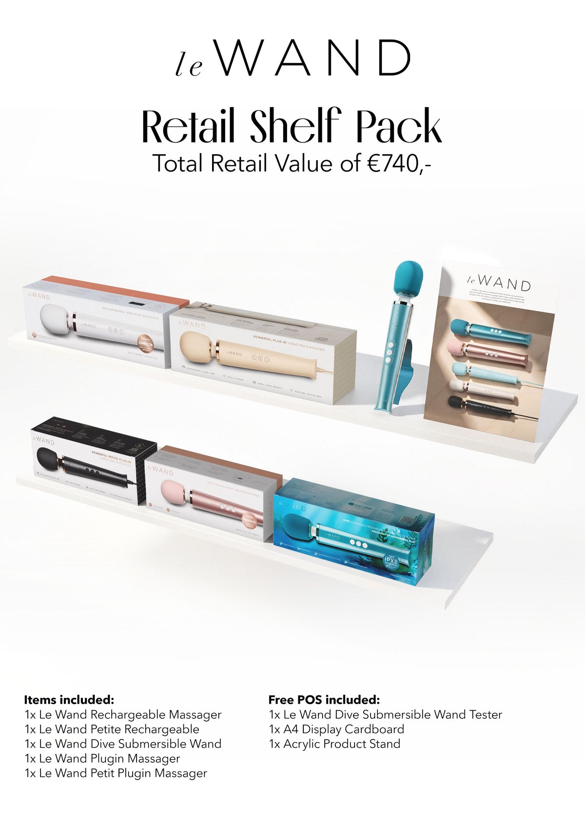Retail Shelf Pack: Le Wand
