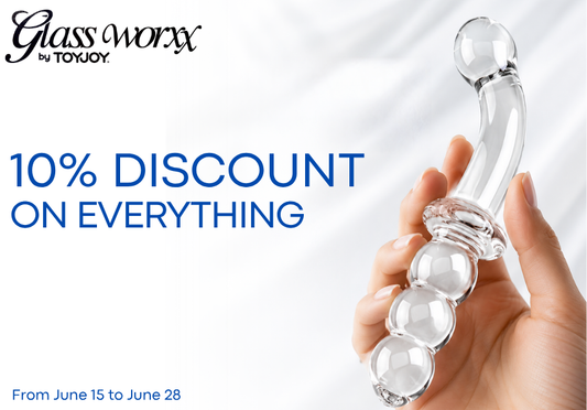 10% Discount on ToyJoy Glass Worxx Collection