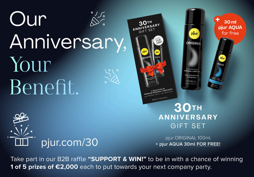 pjur Celebrates 30 Years with Exclusive Anniversary Gift Set and Raffle