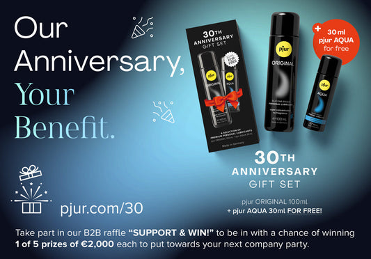 pjur Celebrates 30 Years with Exclusive Anniversary Gift Set and Raffle