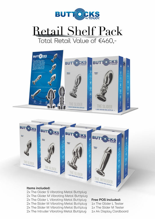 Retail Shelf Pack: ToyJoy Buttocks