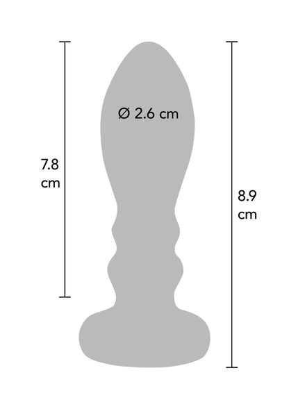 10058 toyjoy buttocks the slider vibrating plug medium