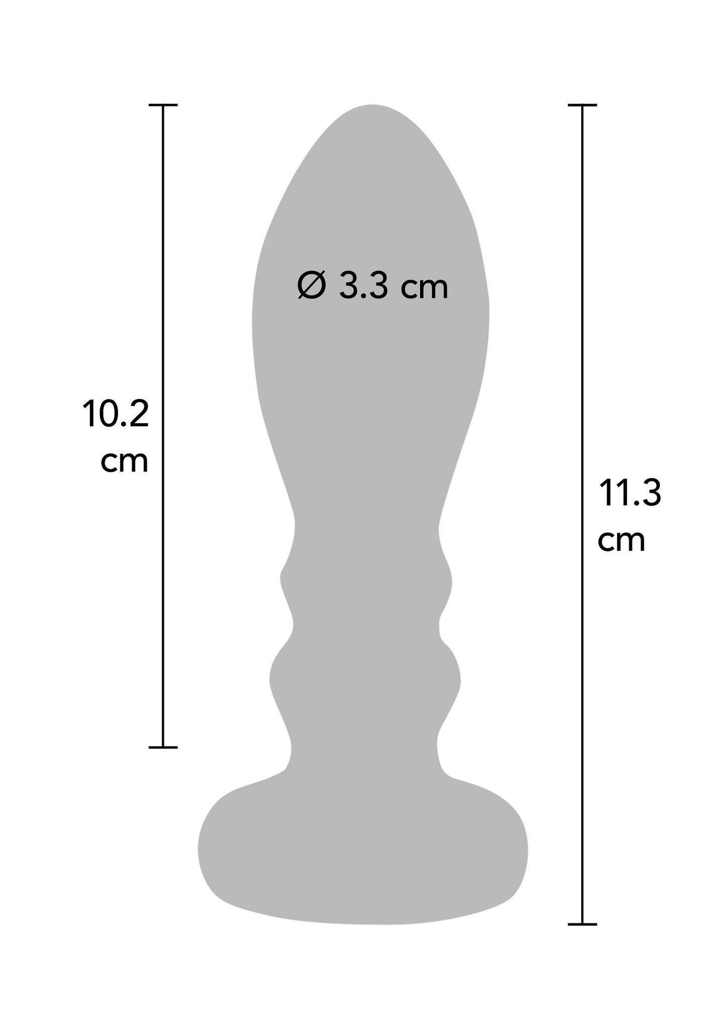10059 toyjoy buttocks the slider vibrating plug large