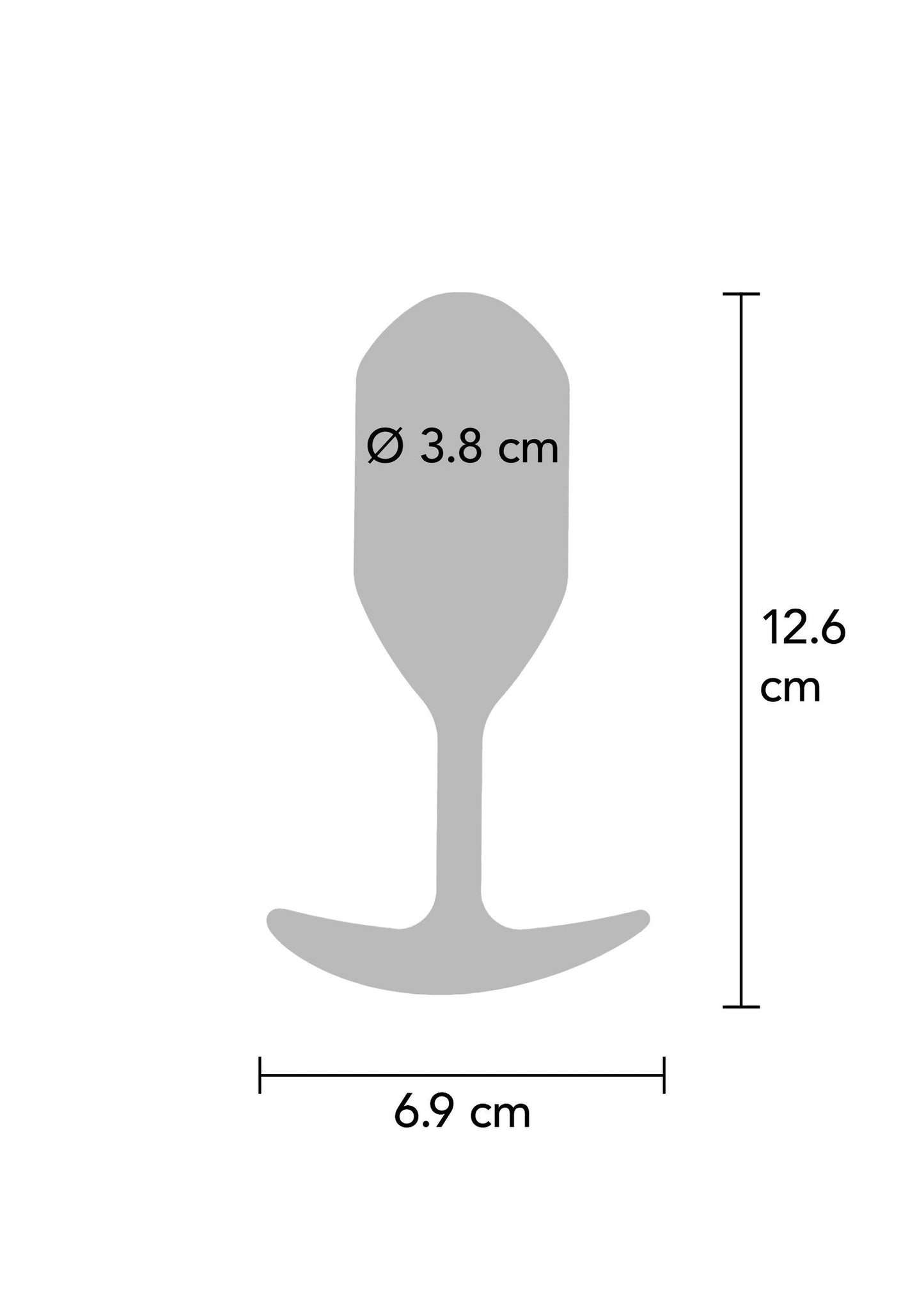 10076 toyjoy buttocks the champ weighted plug