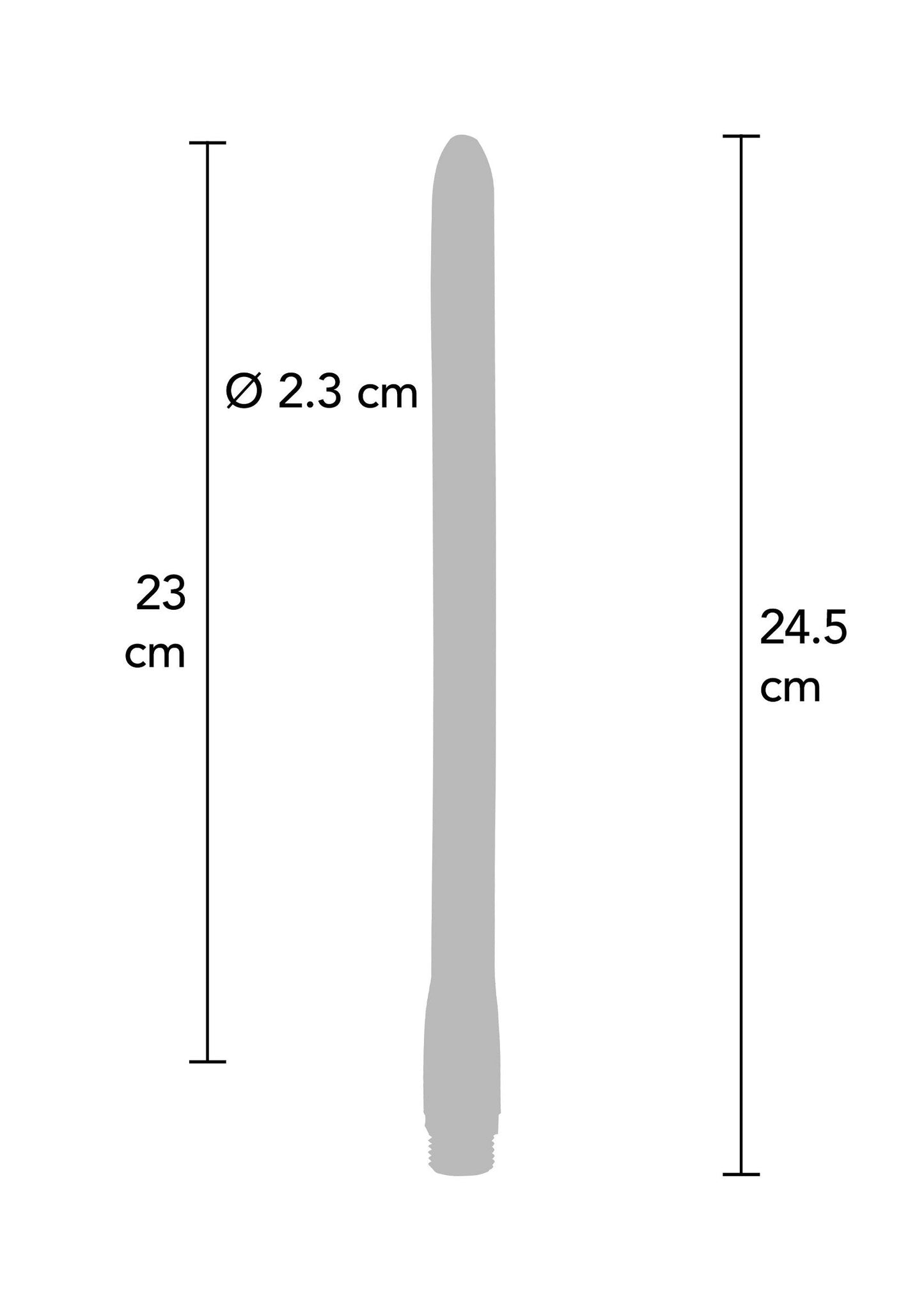 10081 toyjoy buttocks the streamer anal douche 23cm