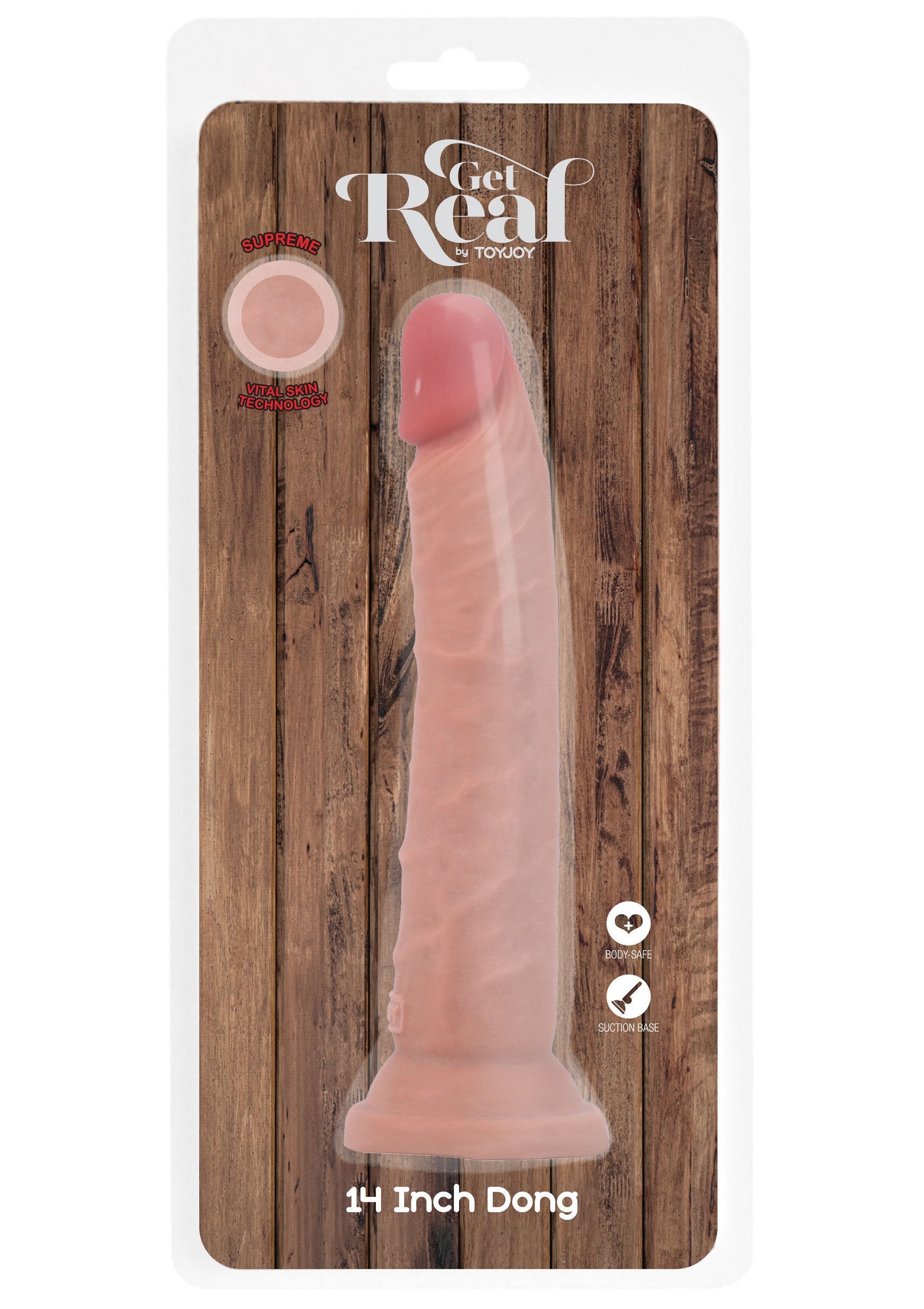 10123 toyjoy get real deluxe dual density dong tpe 26cm